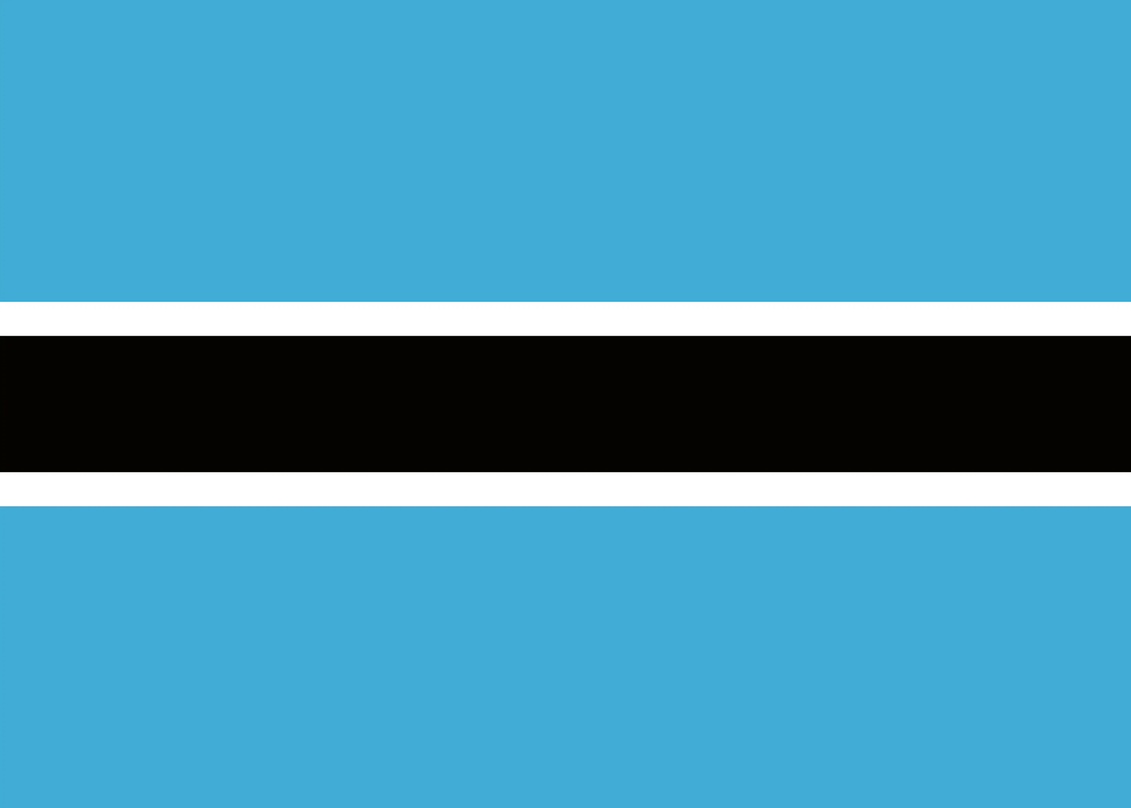 Botswana Vlag Poster 0