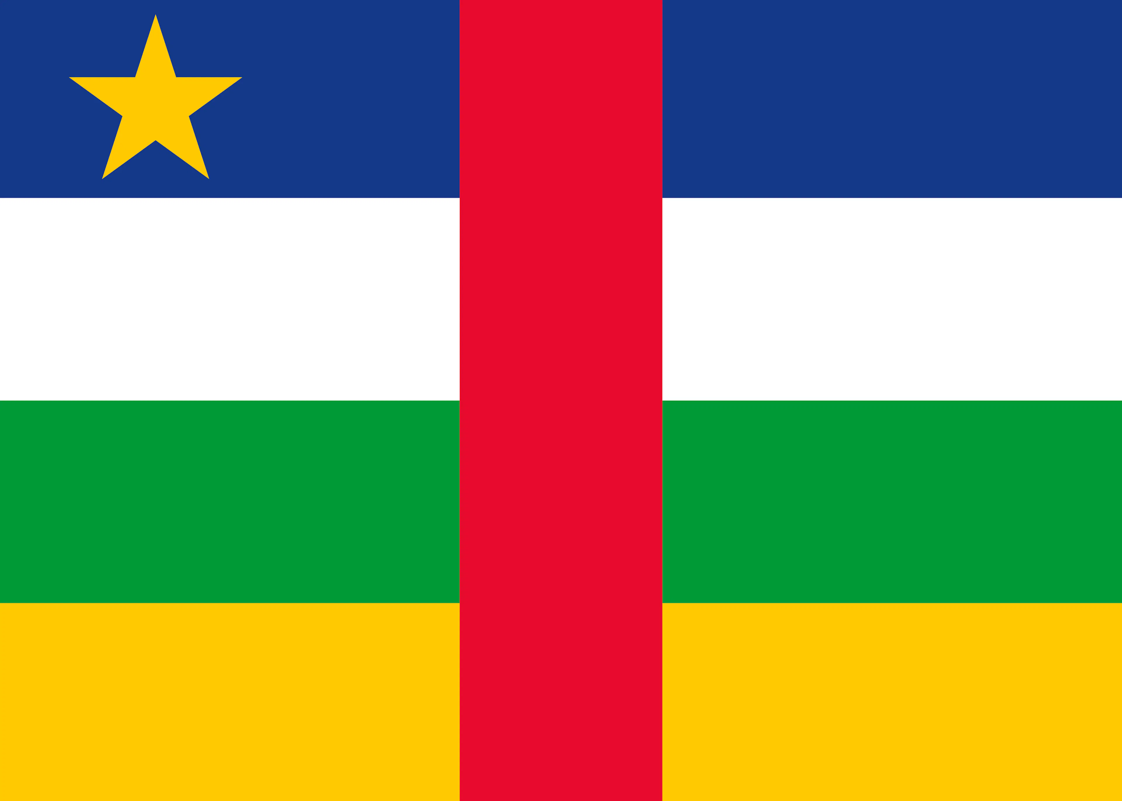 Zentralafrikanische Republik Flagge Poster 0