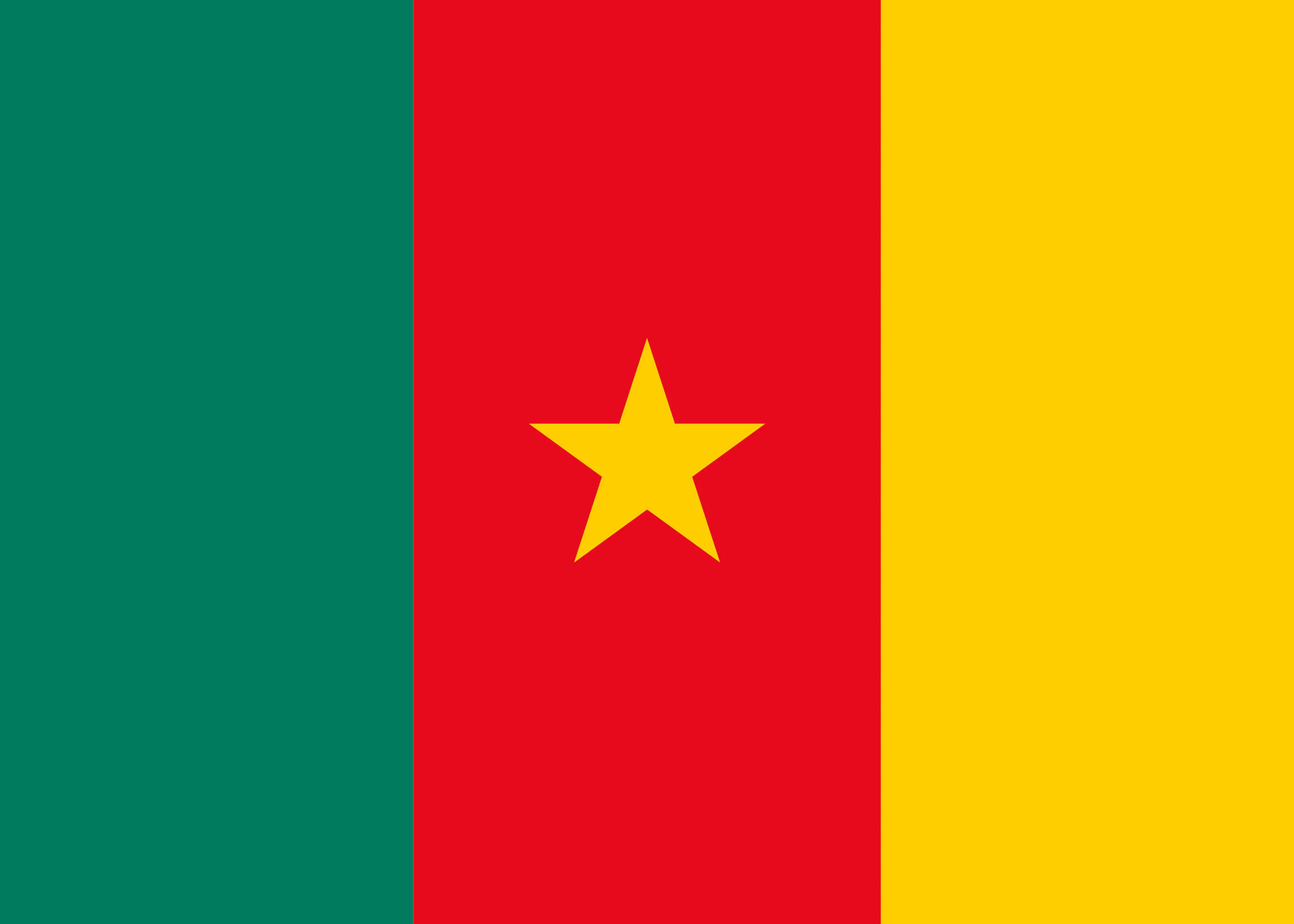 Kamerun Flagge Poster 0