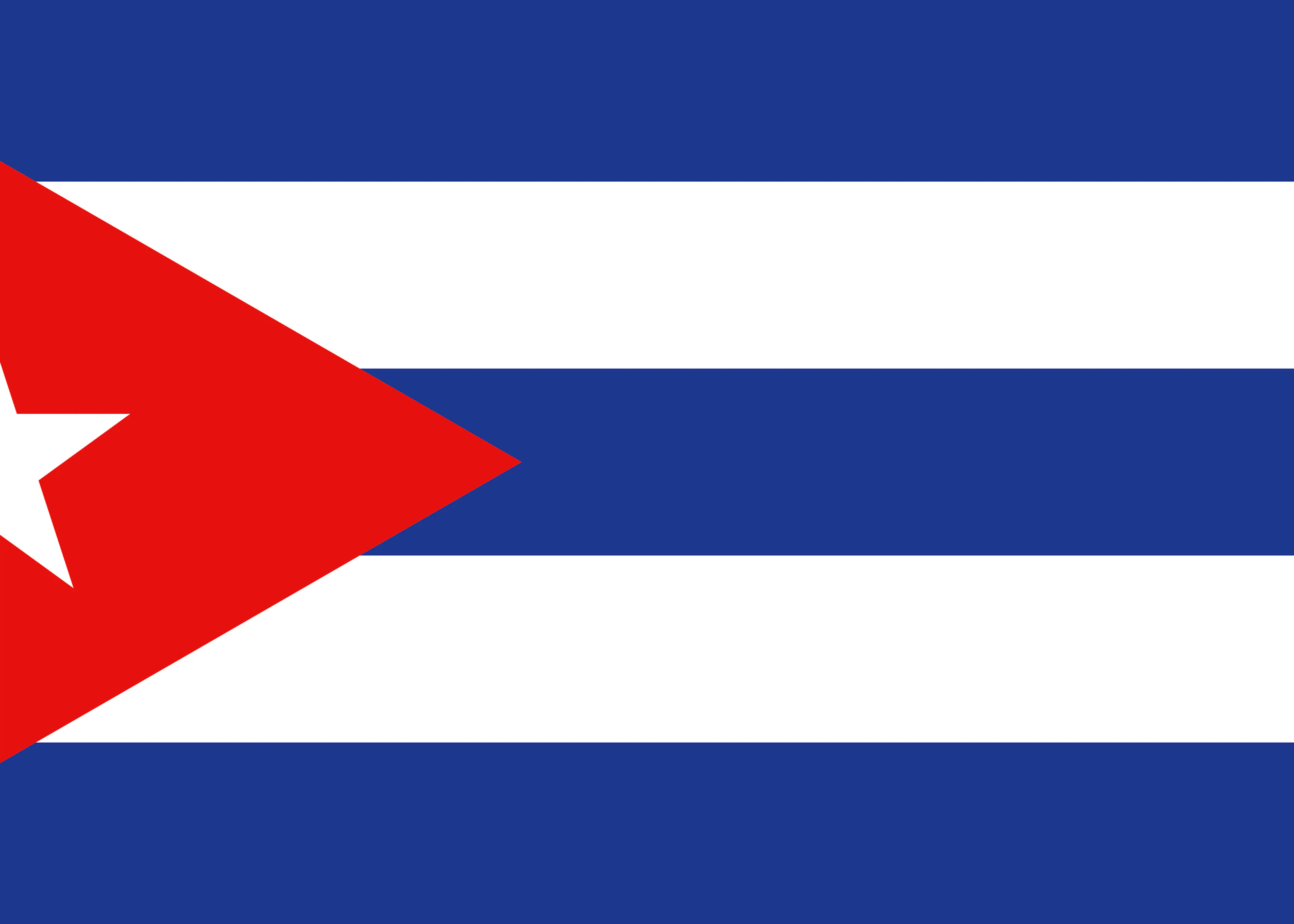Kuba-Flagge Poster 0