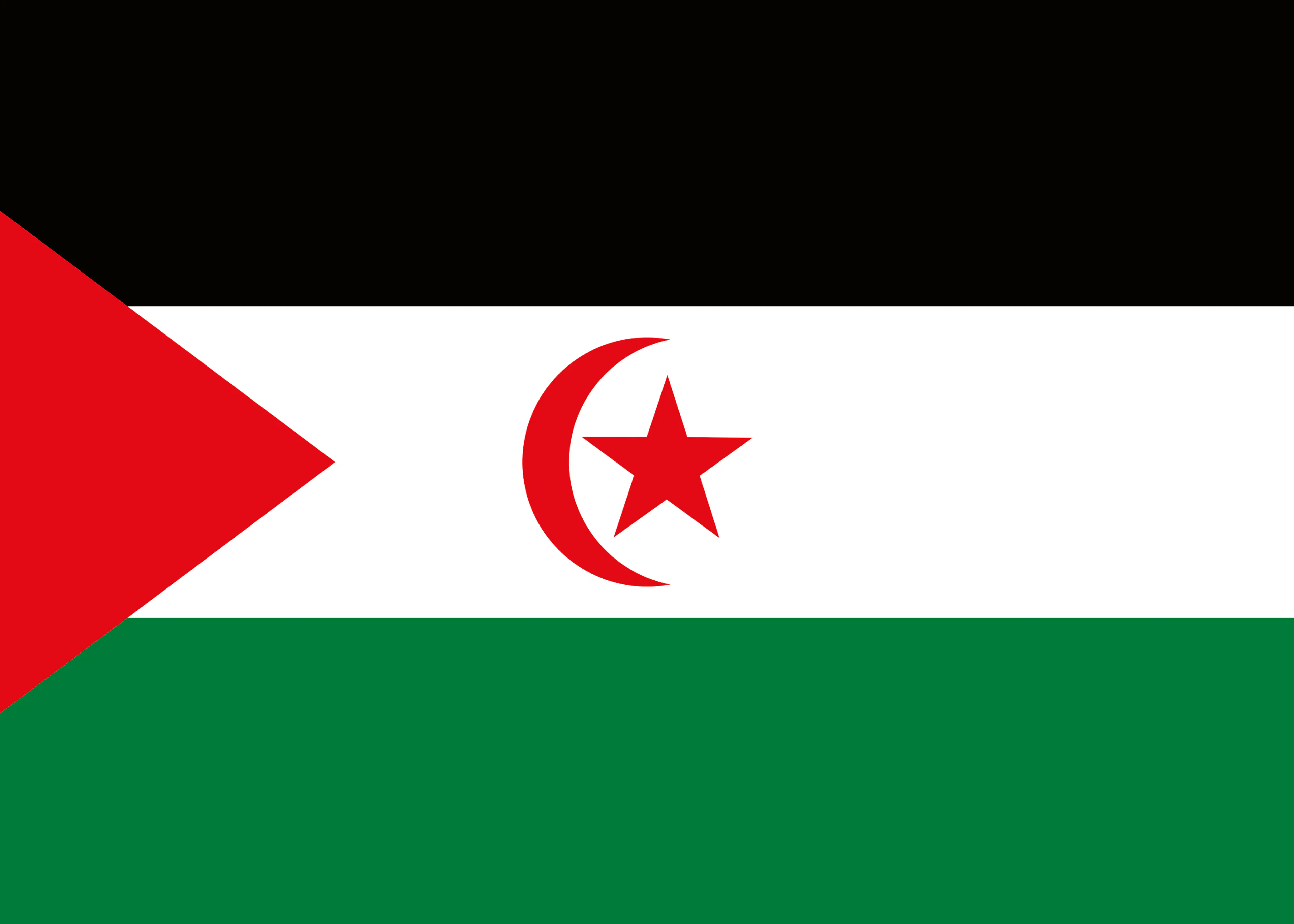 Steag Sahara Occidentală Poster 0
