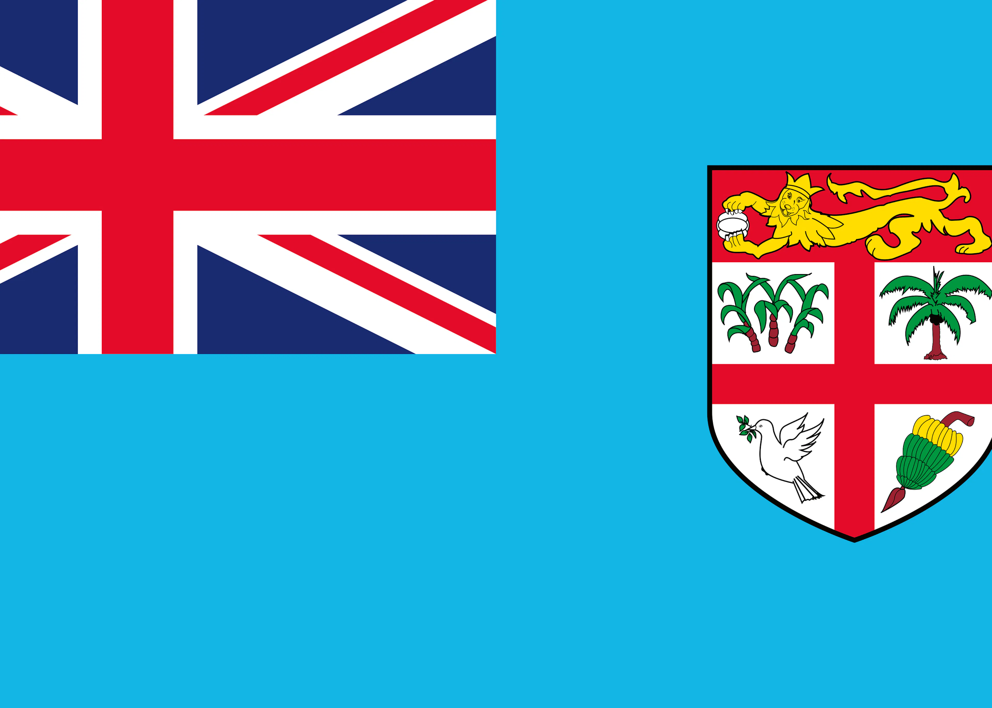 Fidschi-Flagge Poster 0