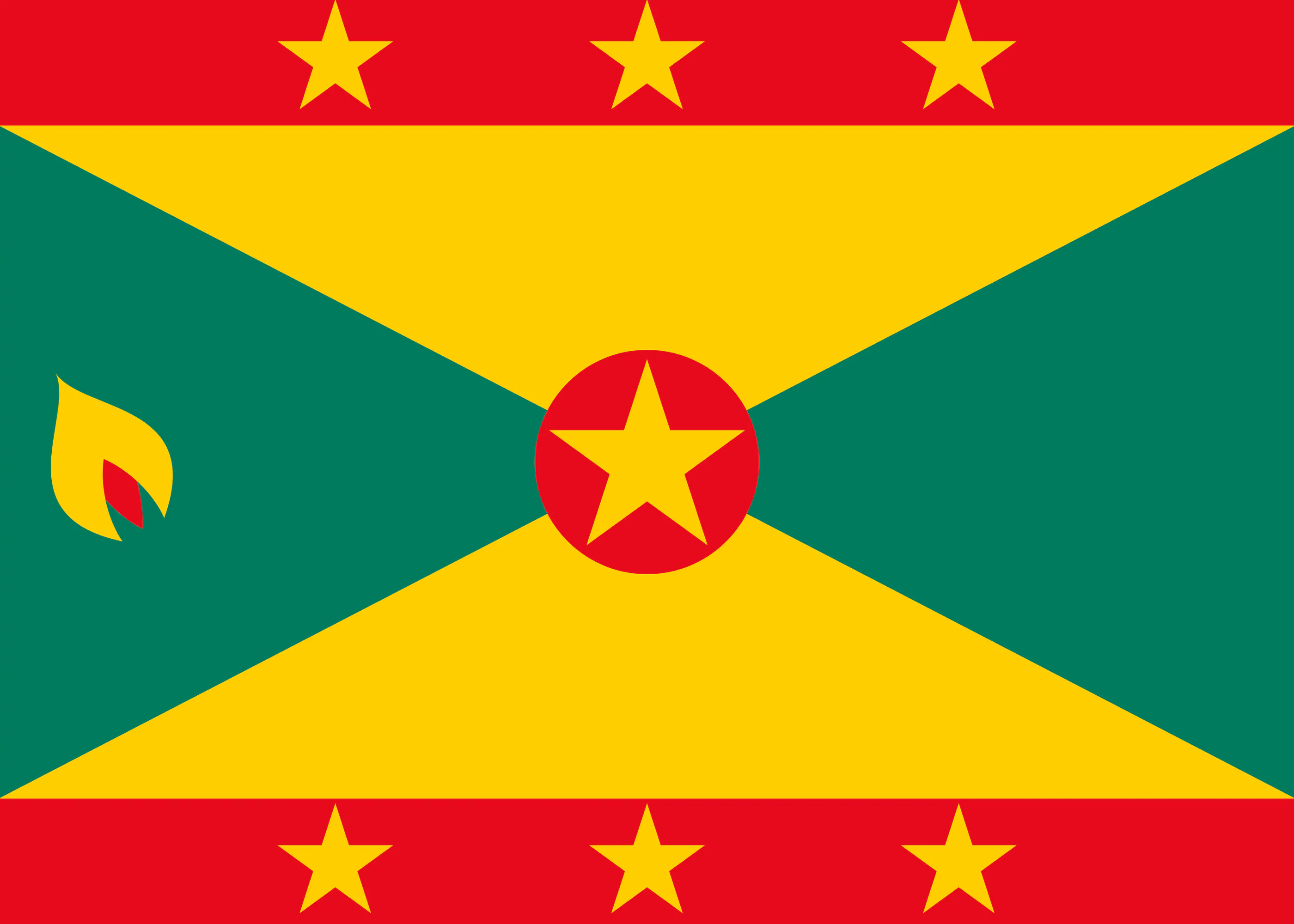 Grenada Flagge Poster 0