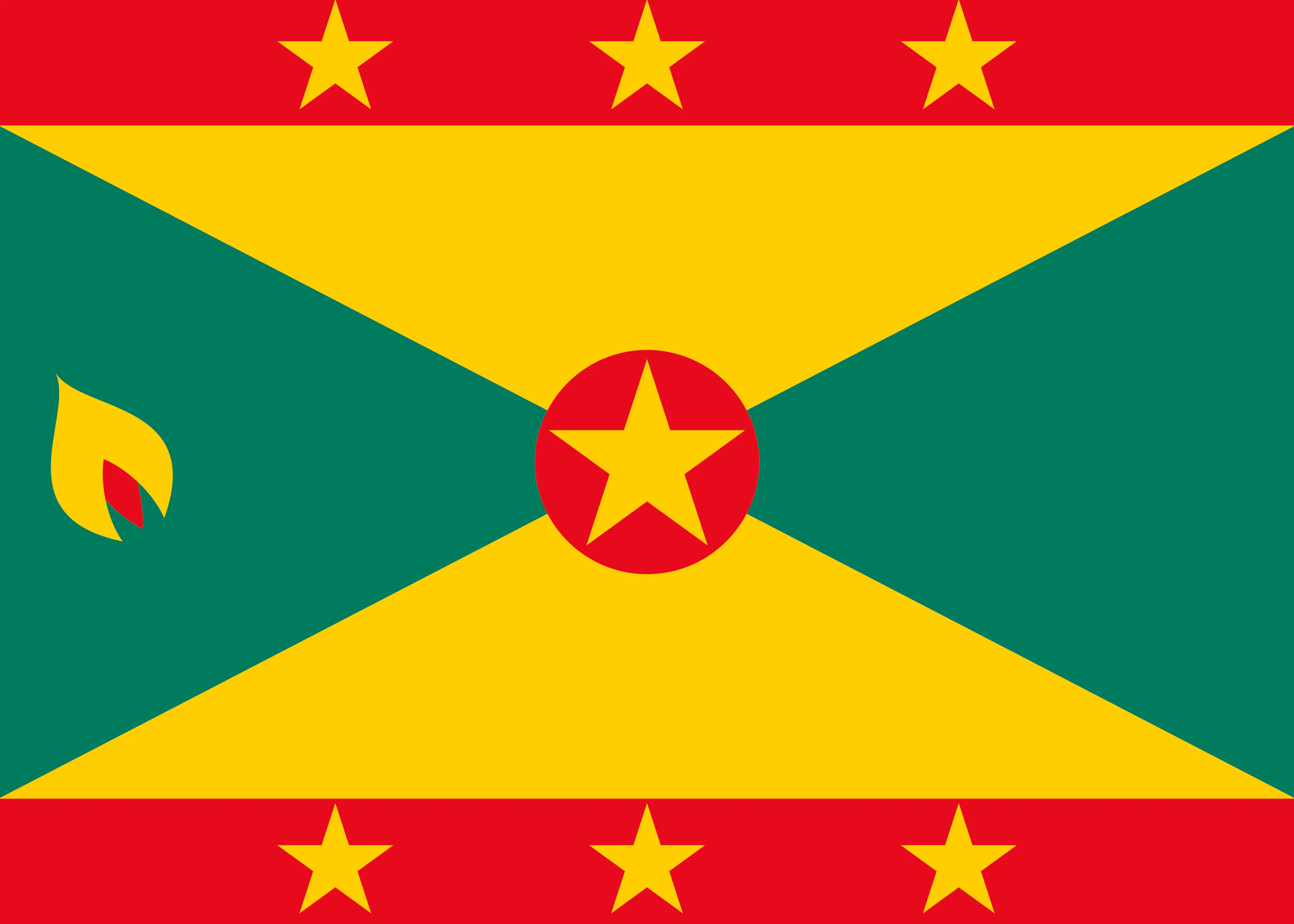 Grenada Flagge Poster 0