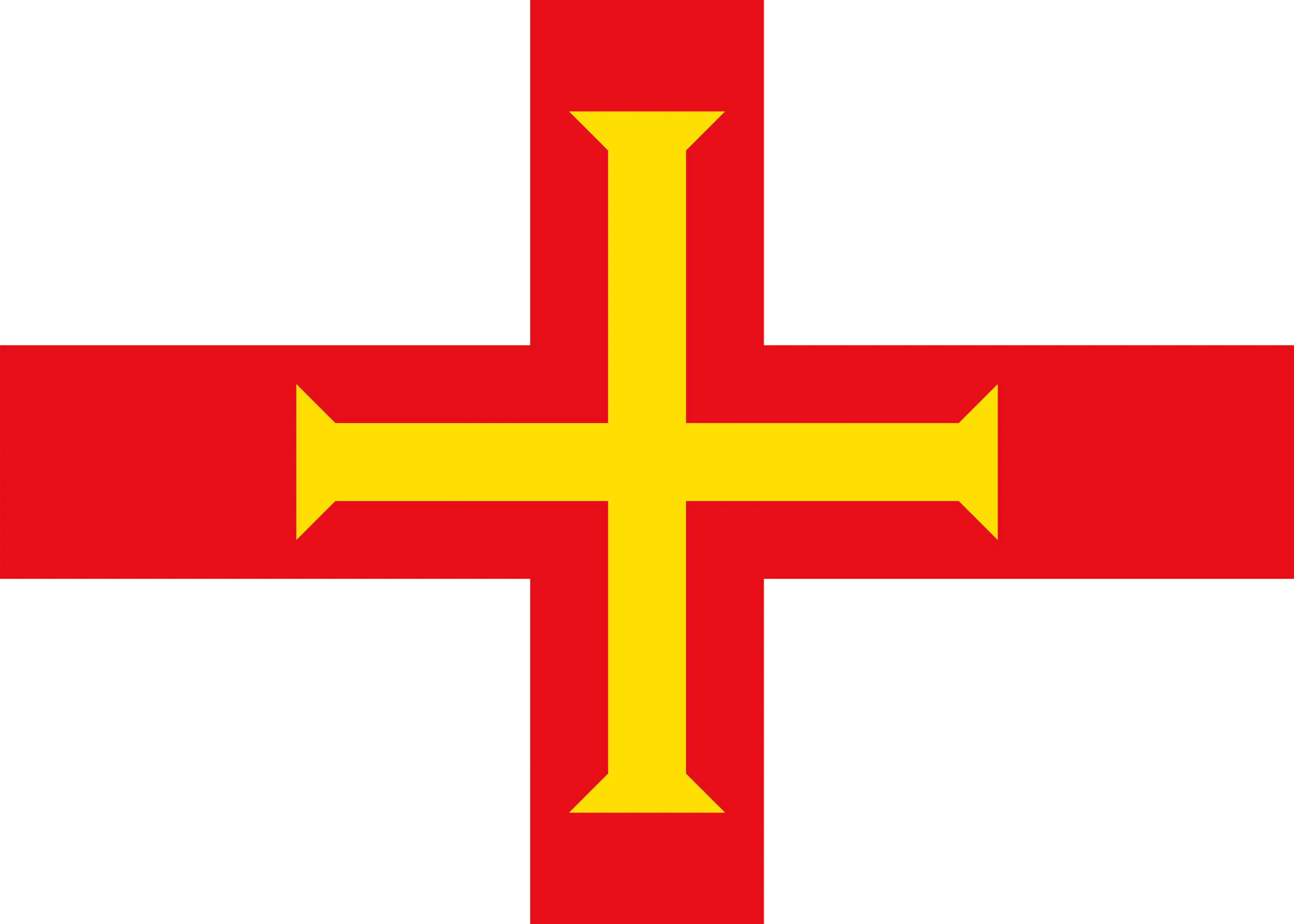 Guernsey Flagge Poster 0