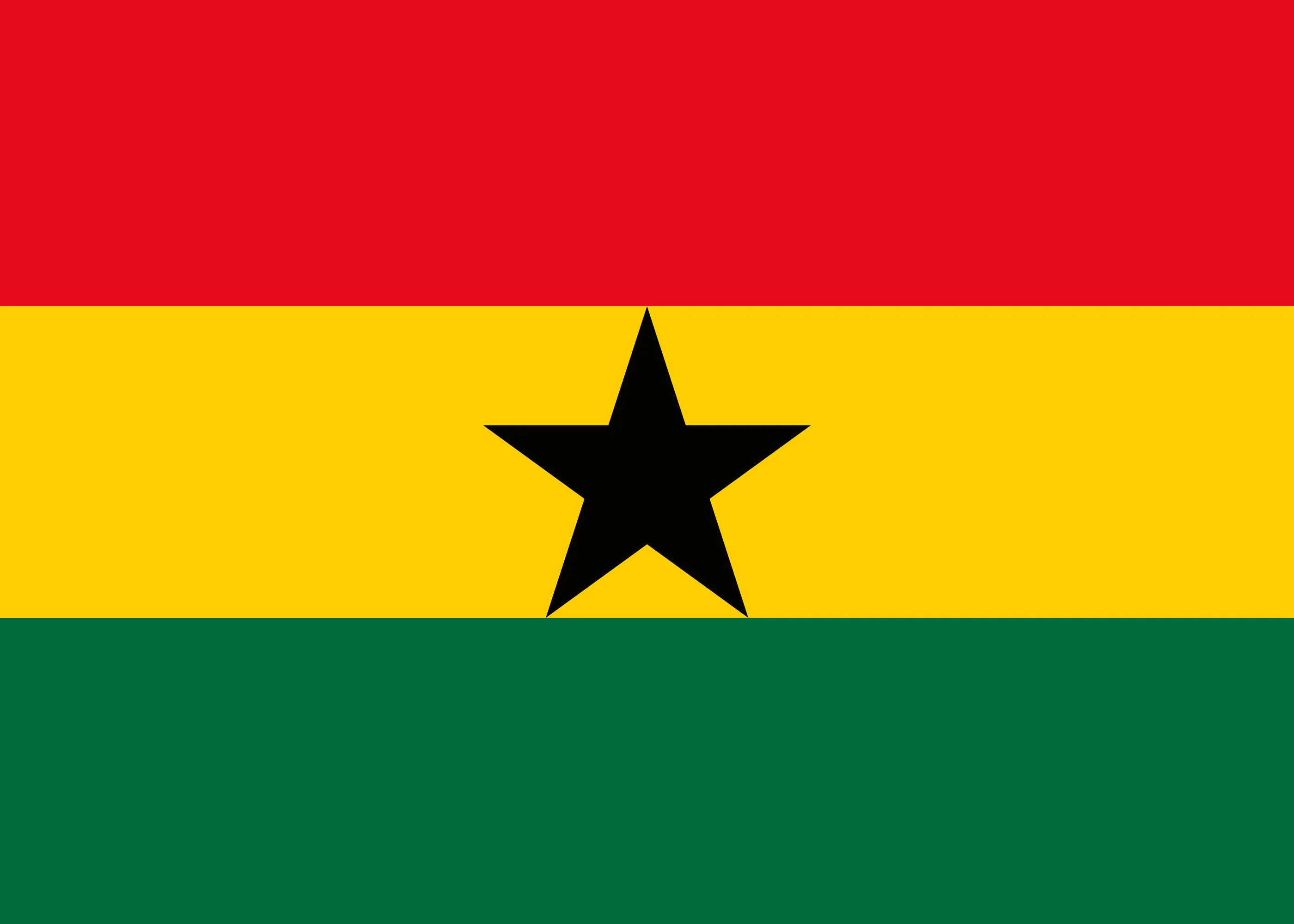 Ghana Flagge Poster 0