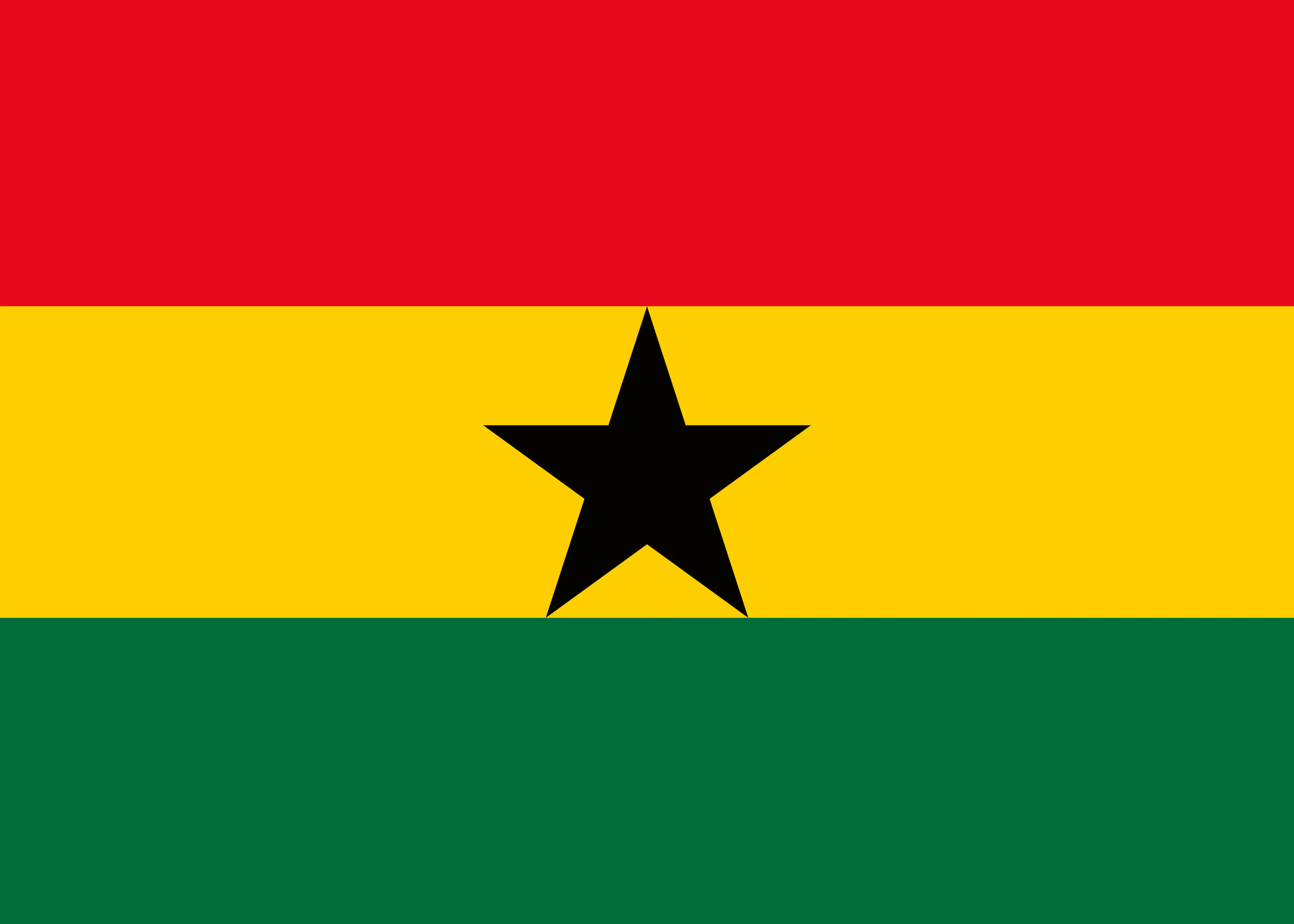 Ghana Flagge Poster 0