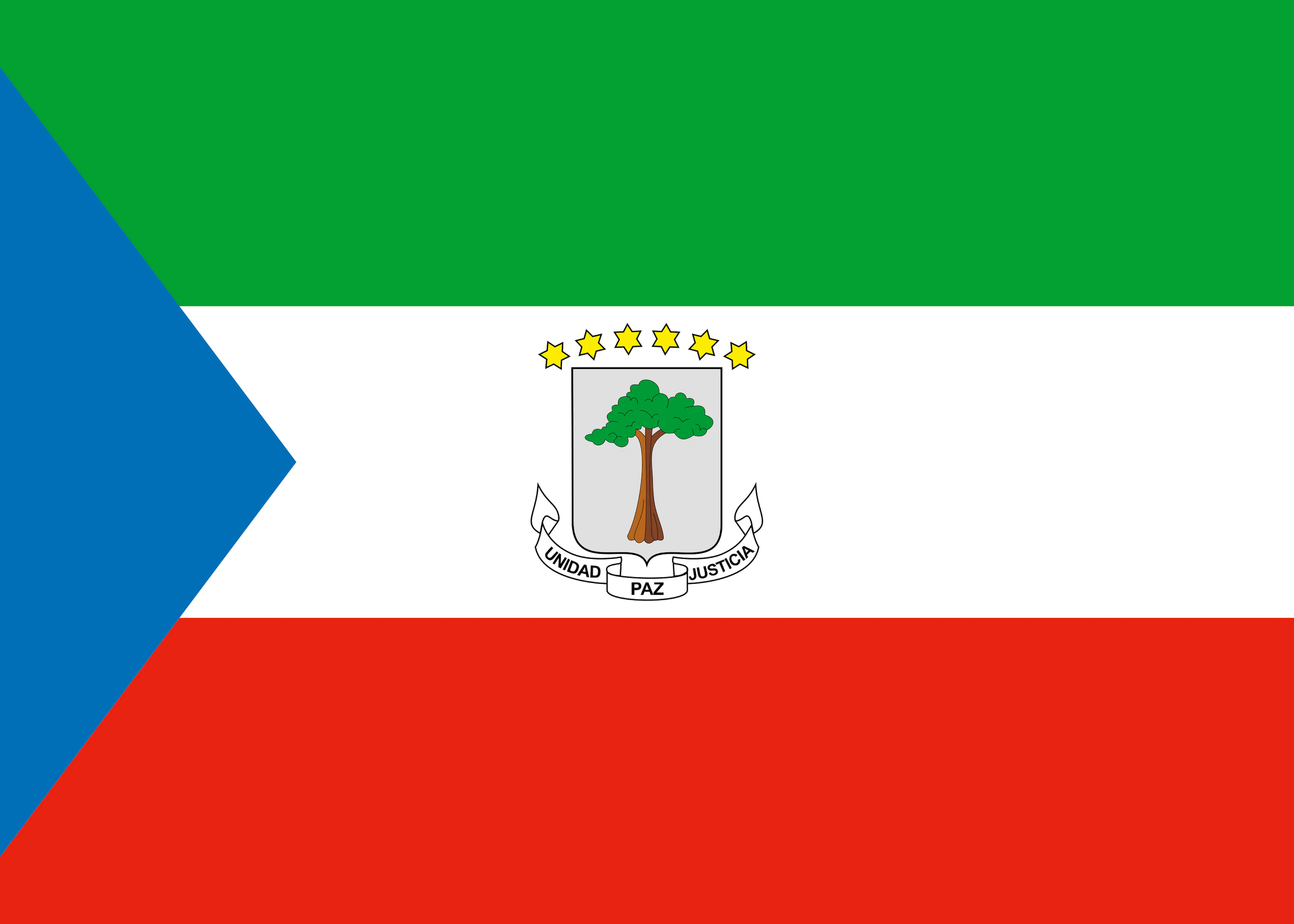 Äquatorialguinea Flagge Poster 0