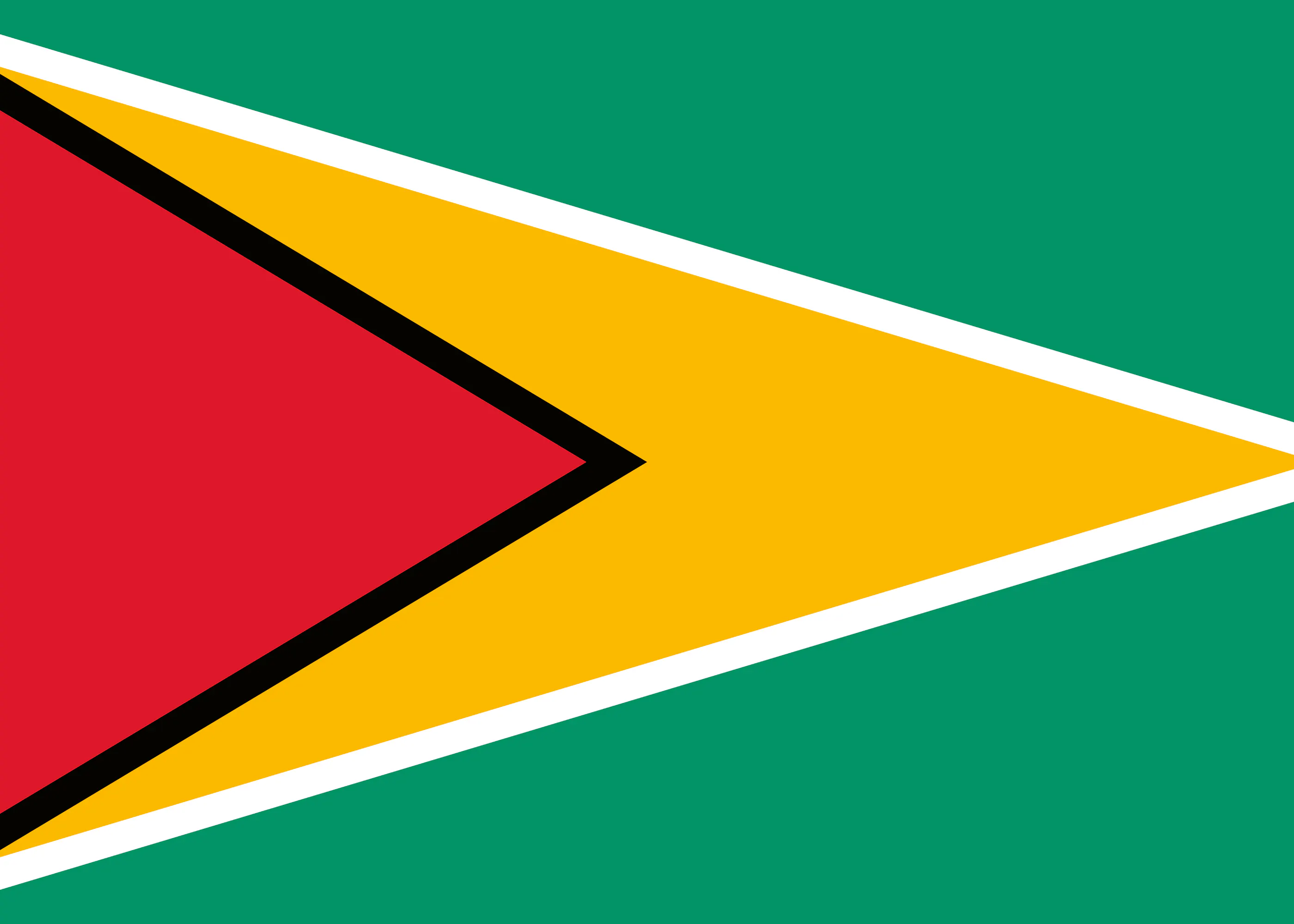 Guyana Flagge Poster 0