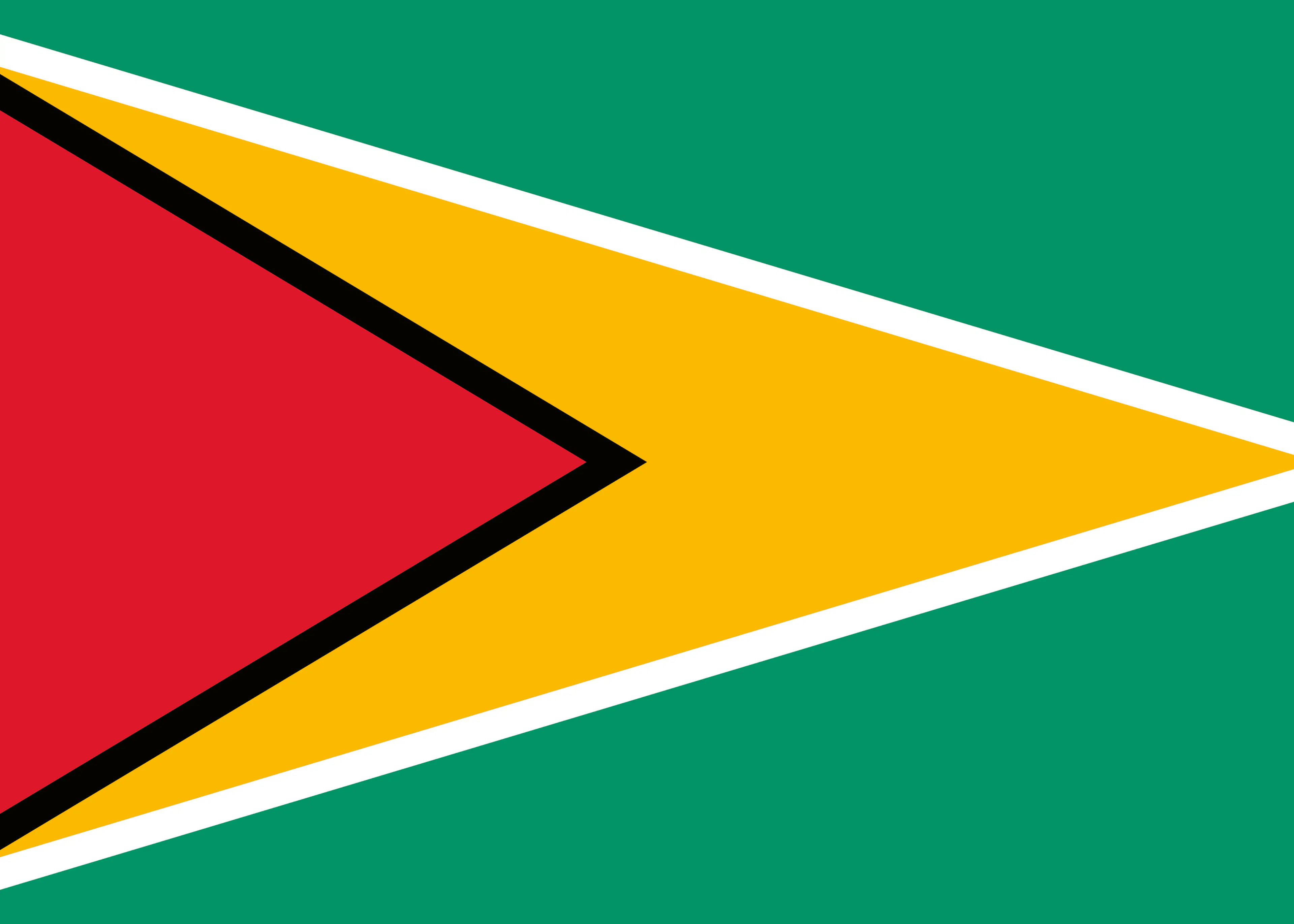 Guyana Flagge Poster 0