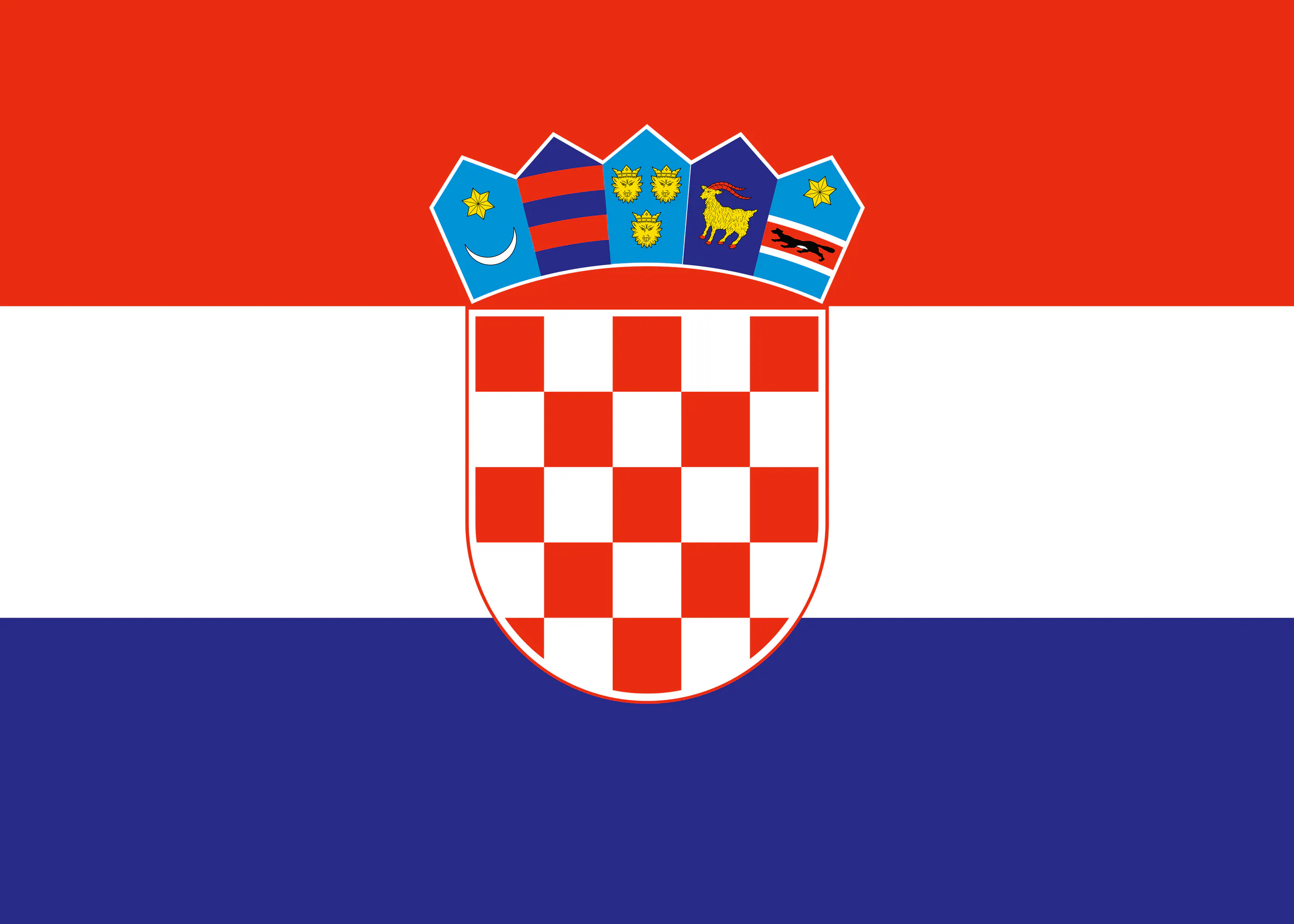 Kroatische Vlag Poster 0