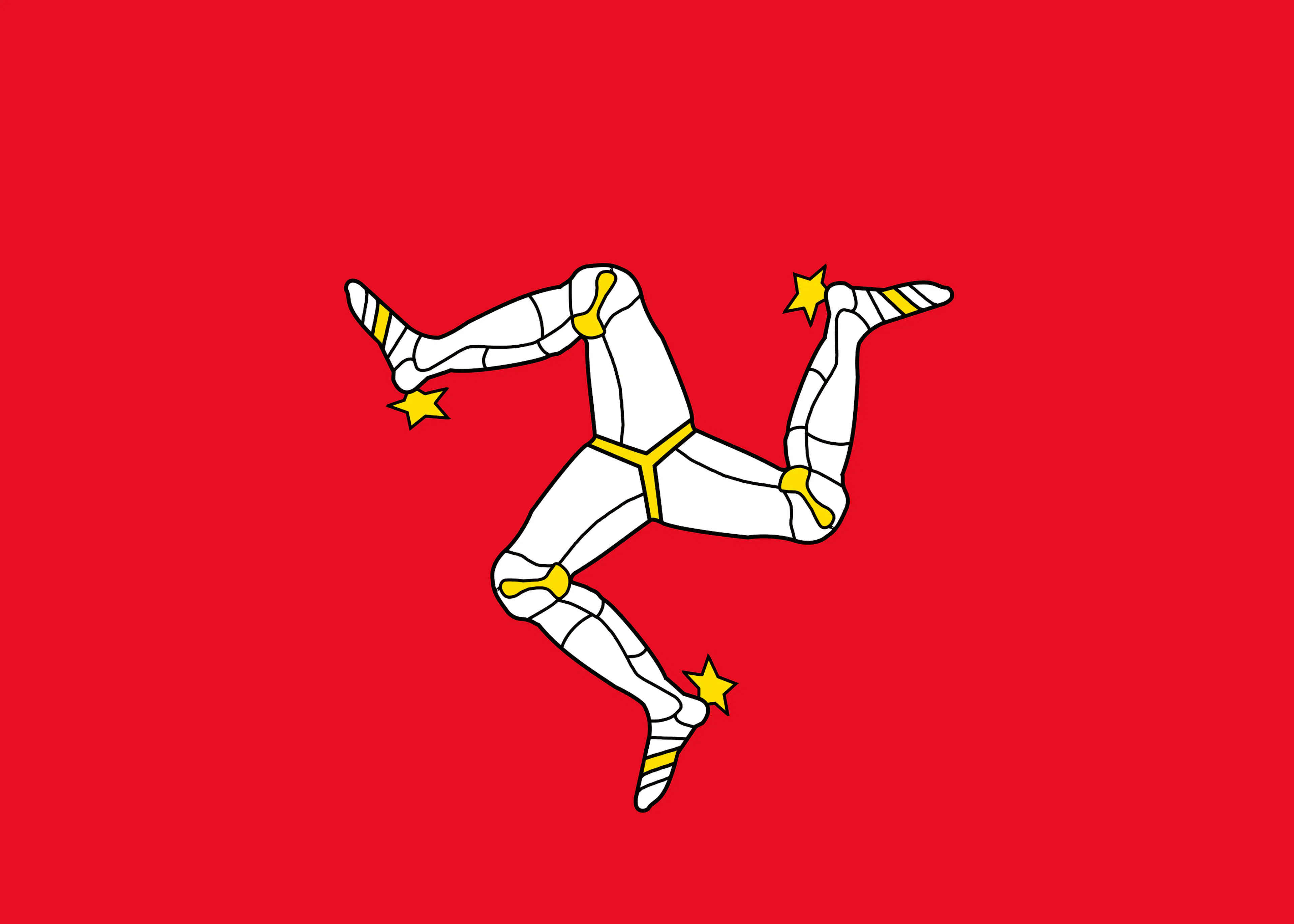 Isle of Man Flagge Poster 0