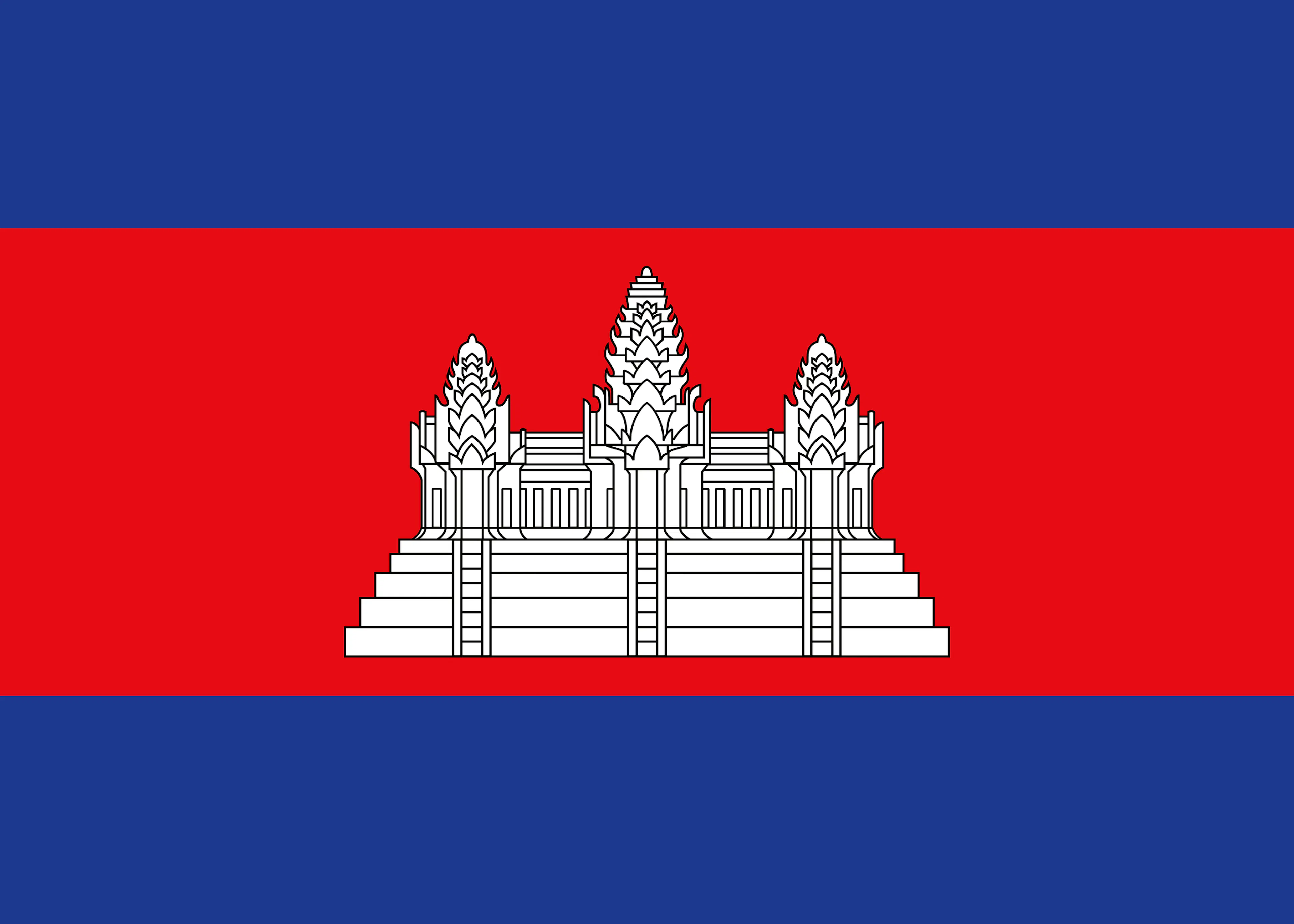 Kambodscha-Flagge Poster 0