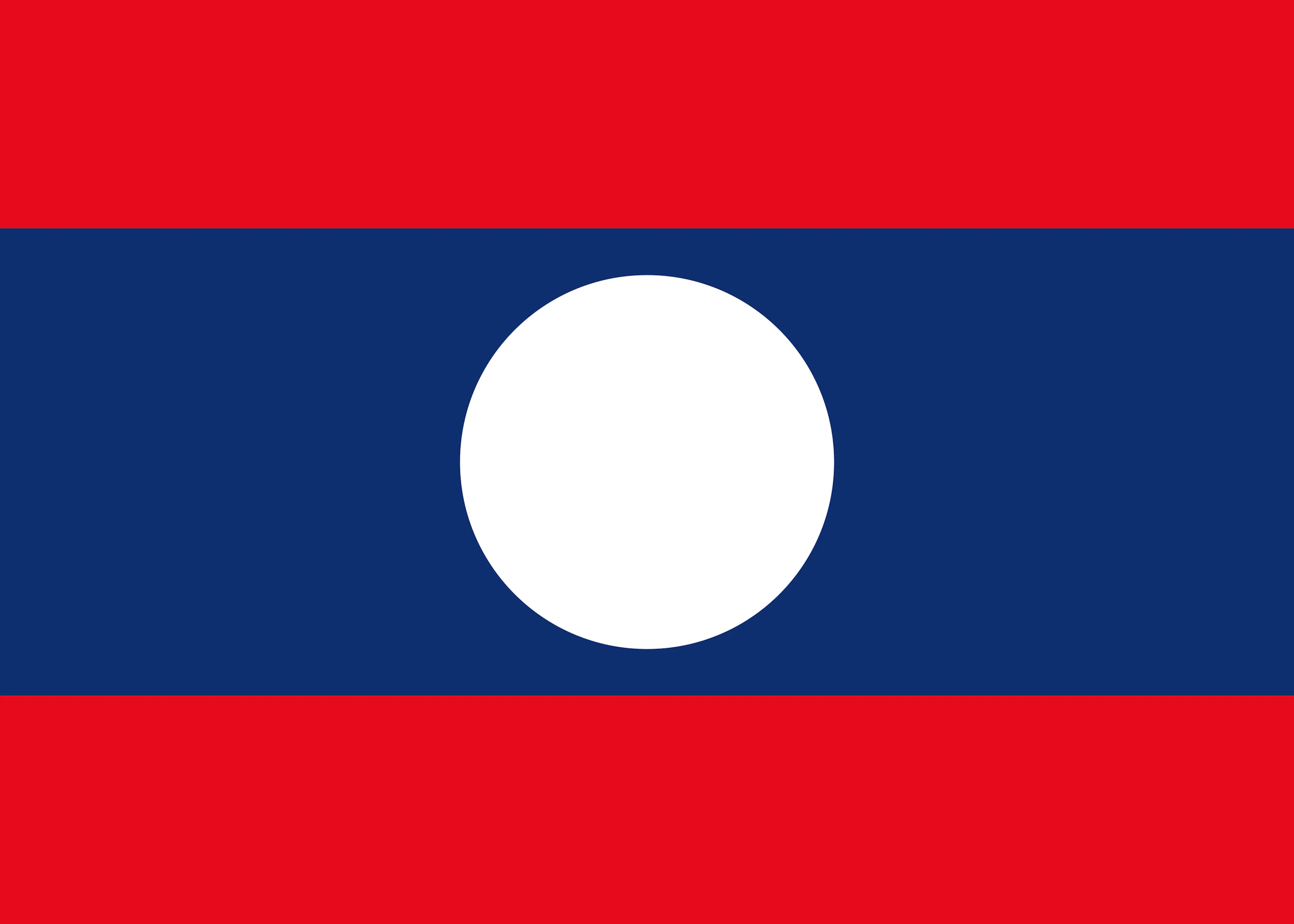 Laos Flagge Poster 0