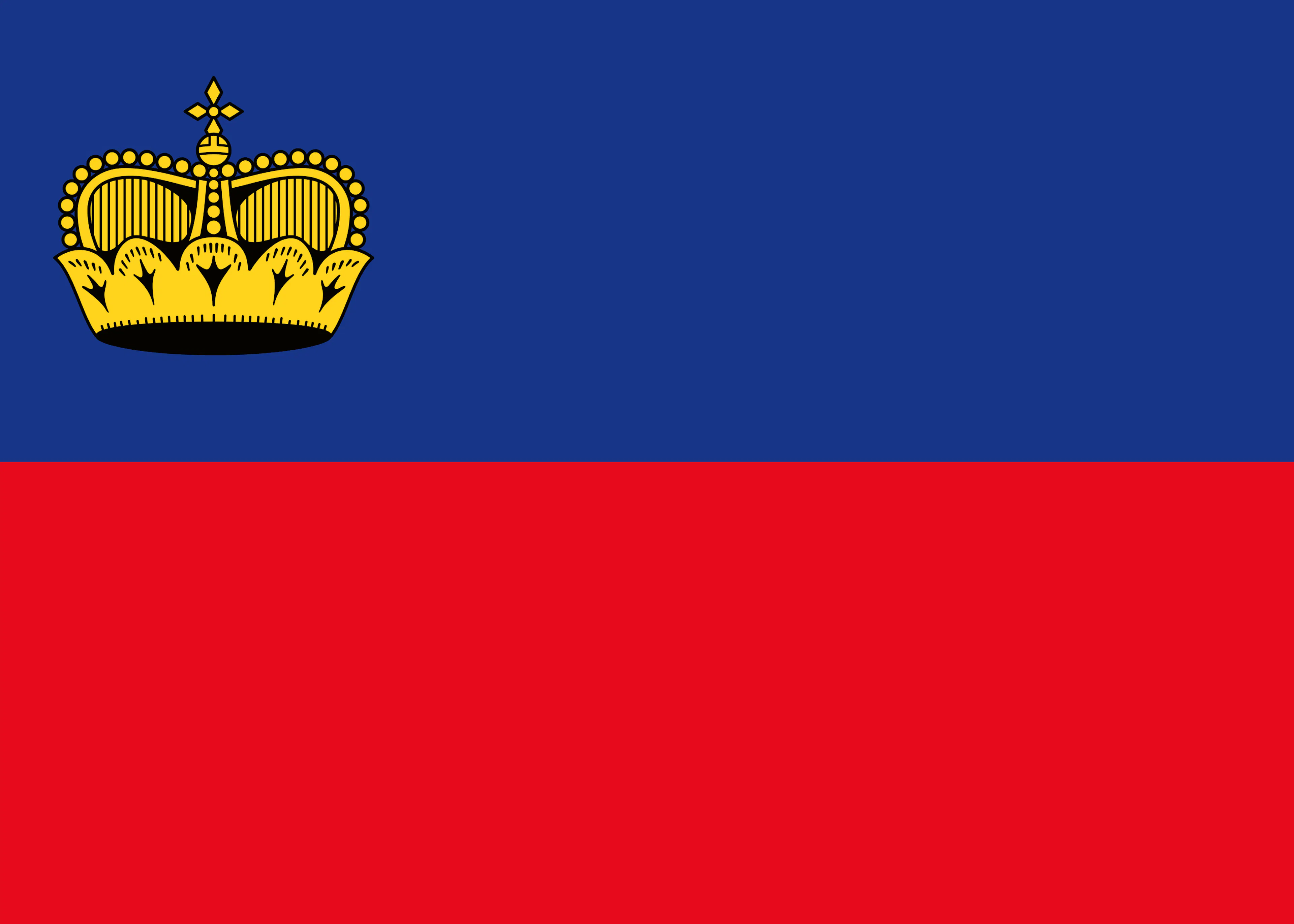 Liechtenstein Flagge Poster 0