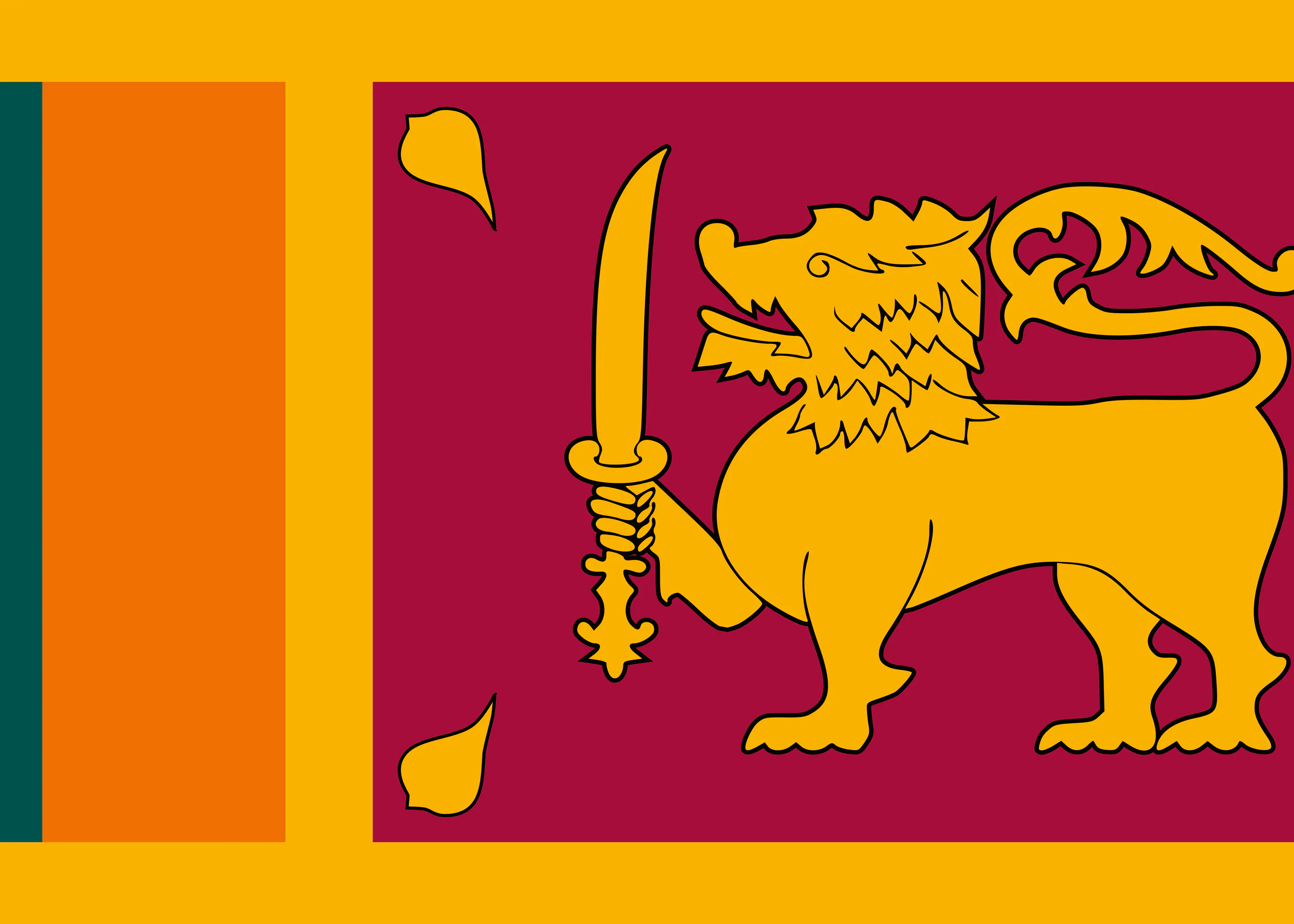 Sri Lanka Flagge Poster 0