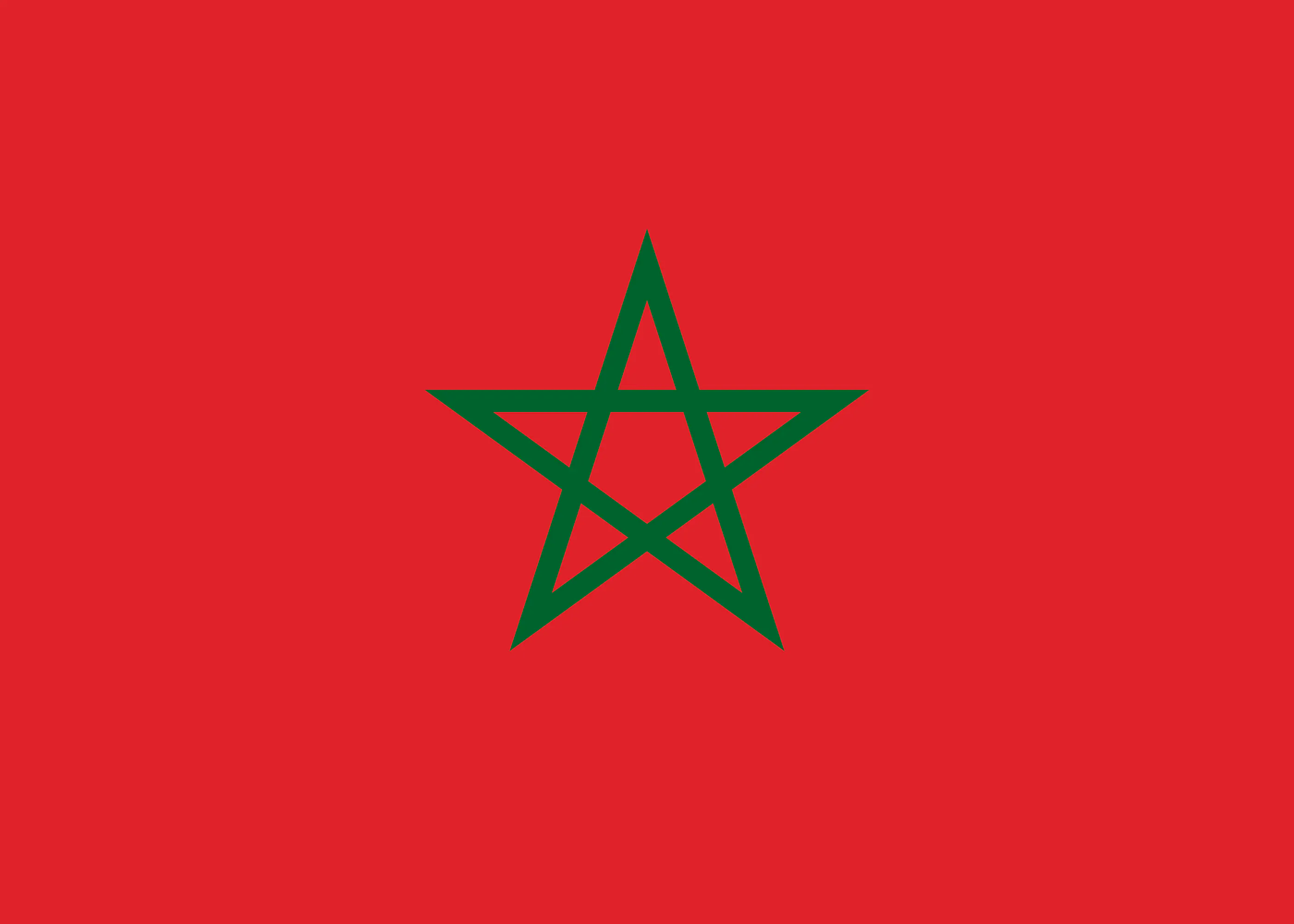 Marokko Flagge Poster 0