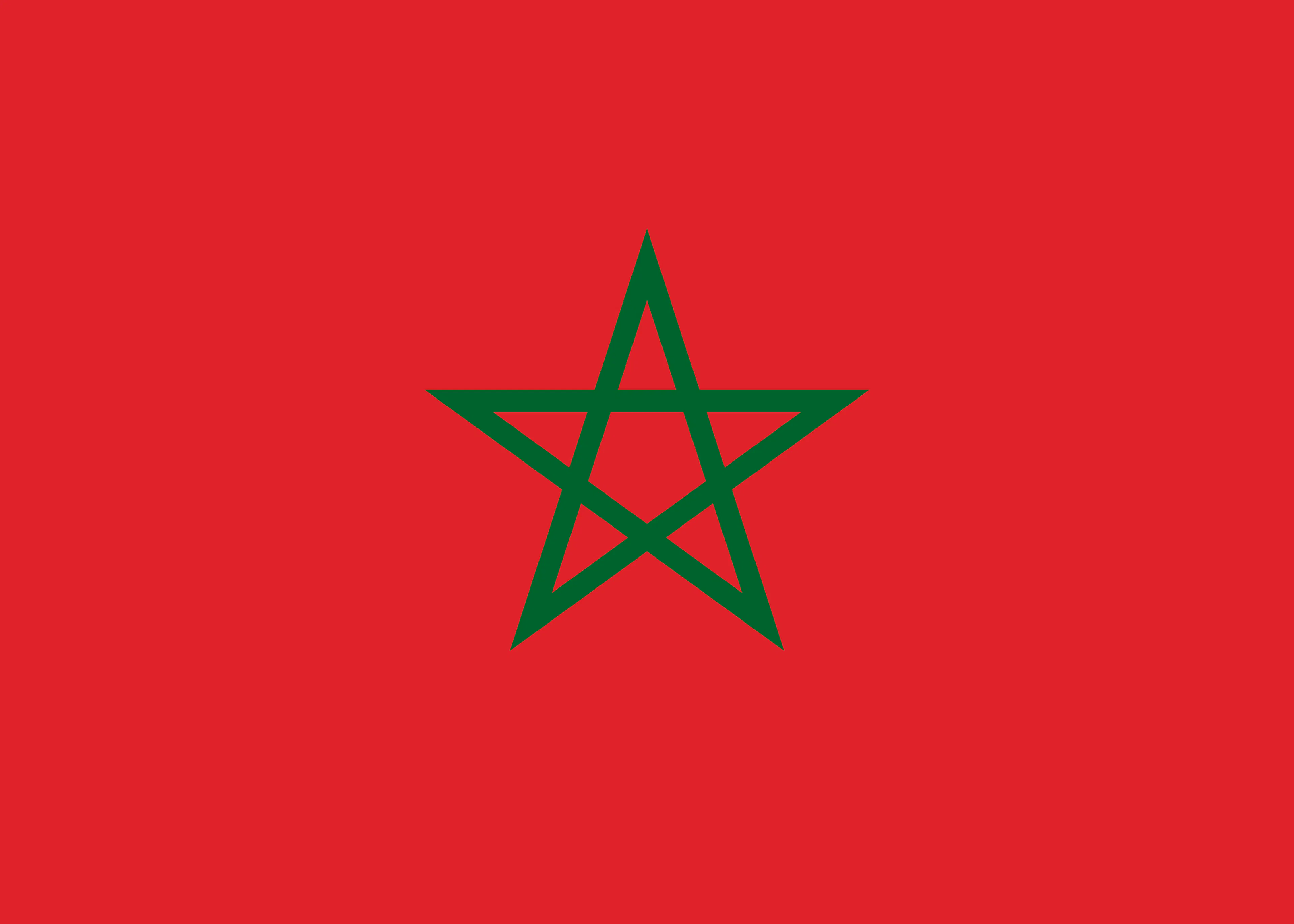 Marokko Flagge Poster 0