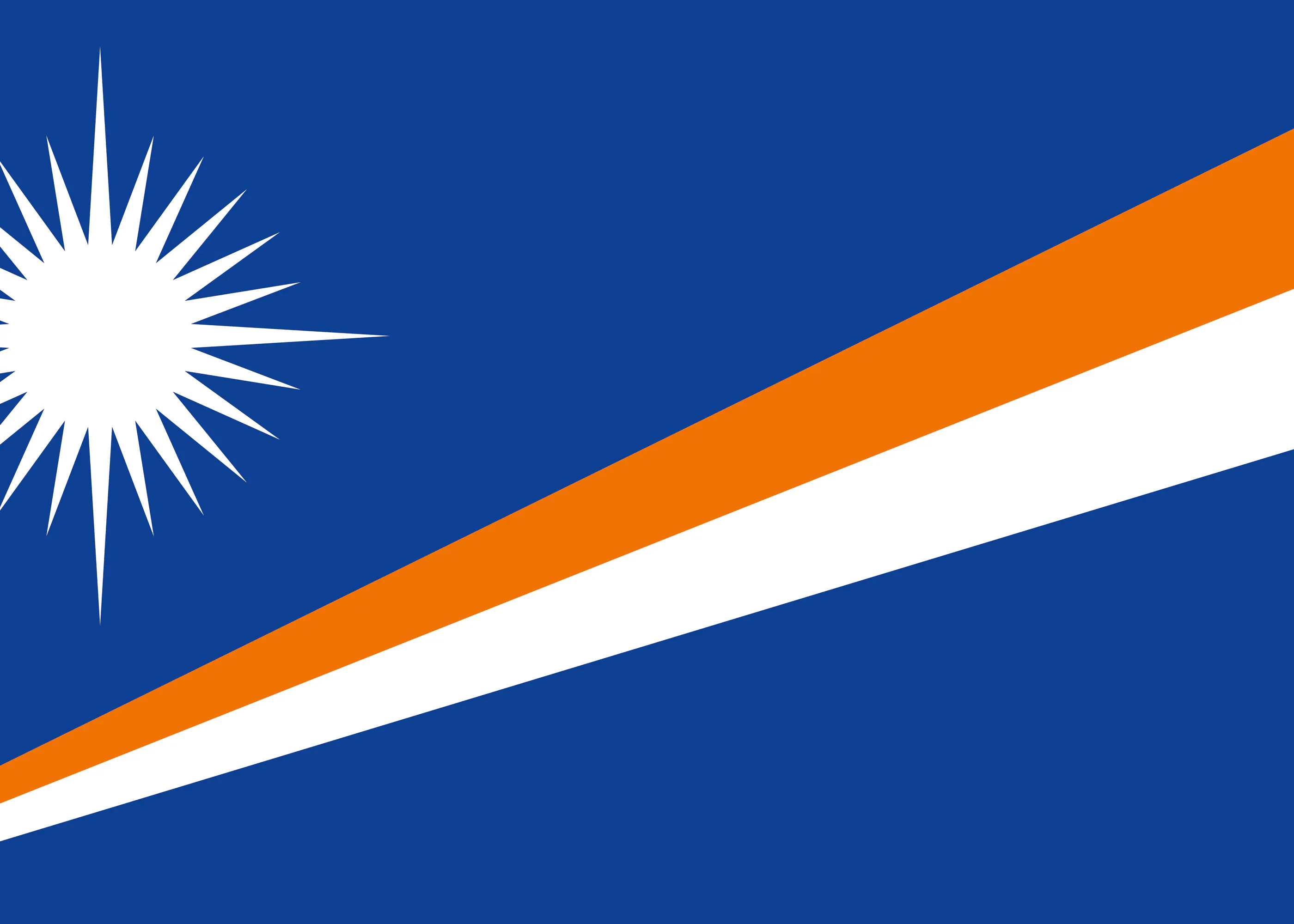Marshallinseln-Flagge Poster 0
