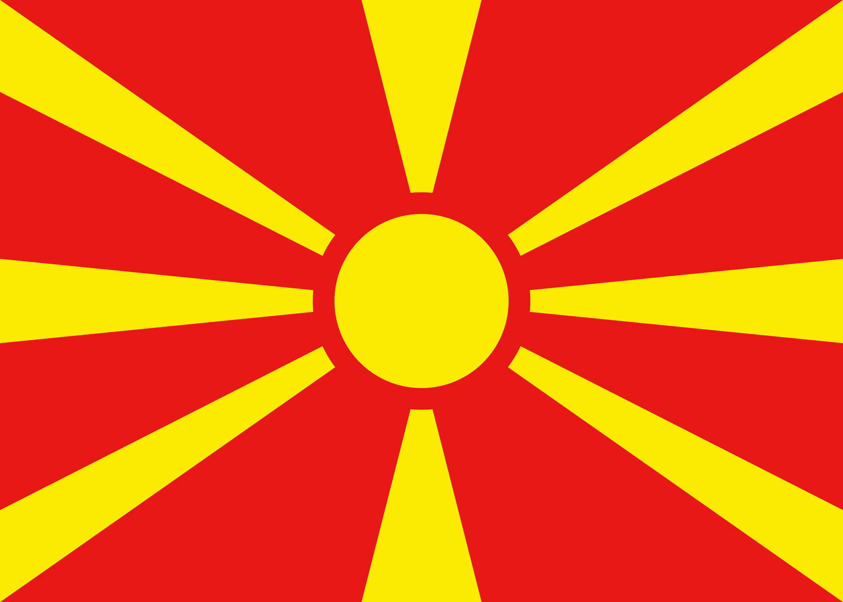 Mazedonien Flagge Poster 0