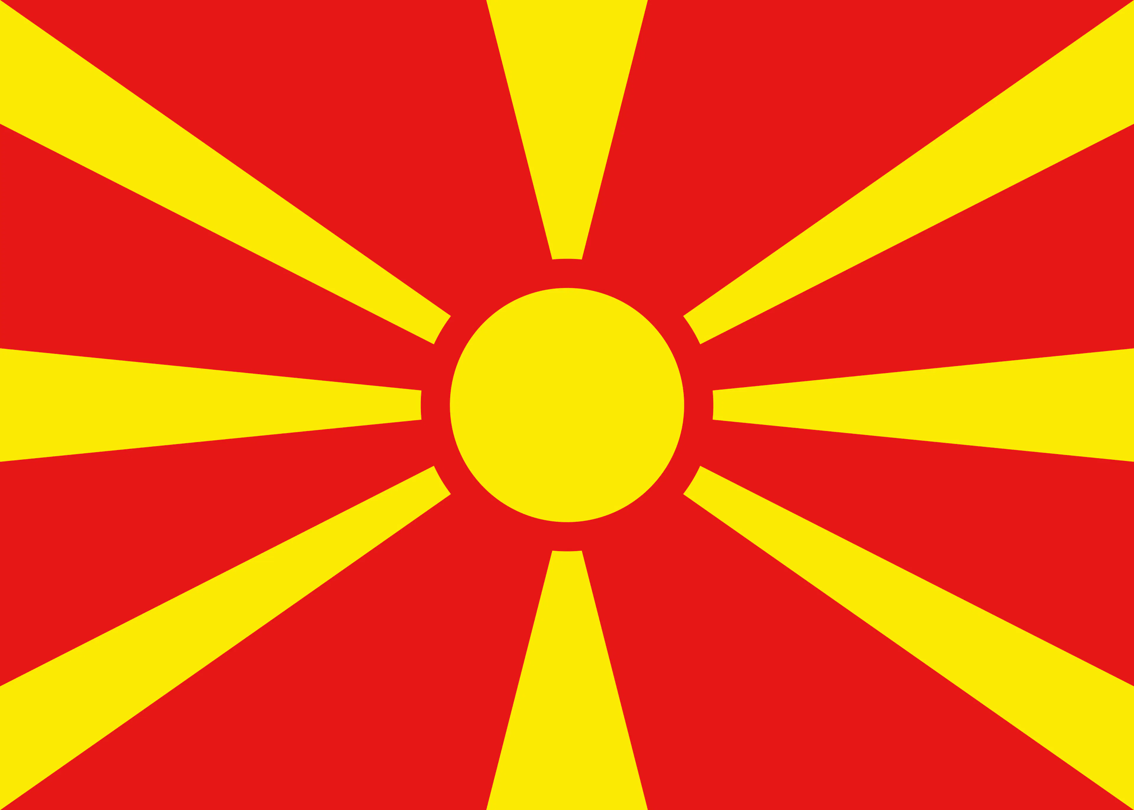 Mazedonien Flagge Poster 0