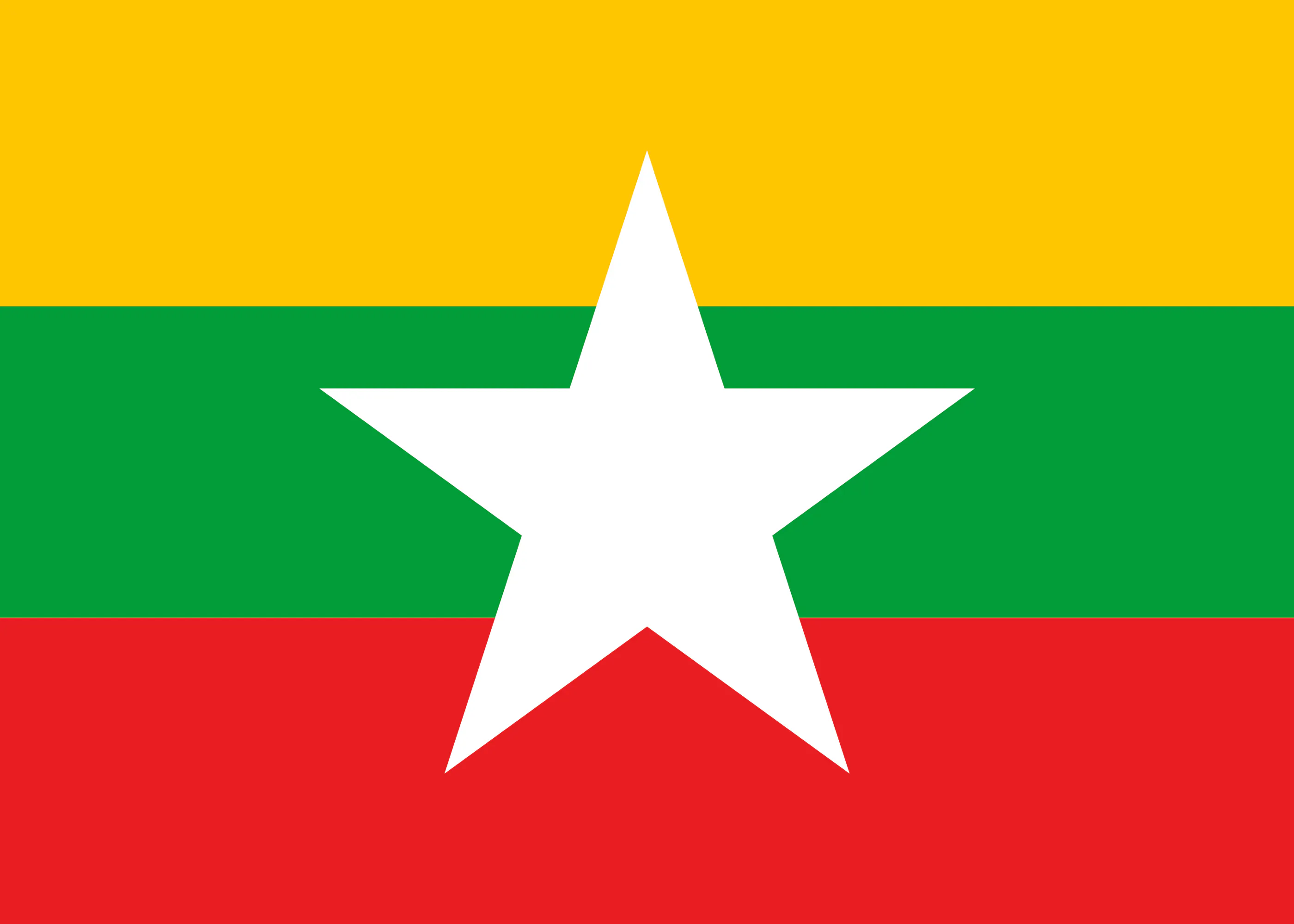 Myanmar-Flagge Poster 0