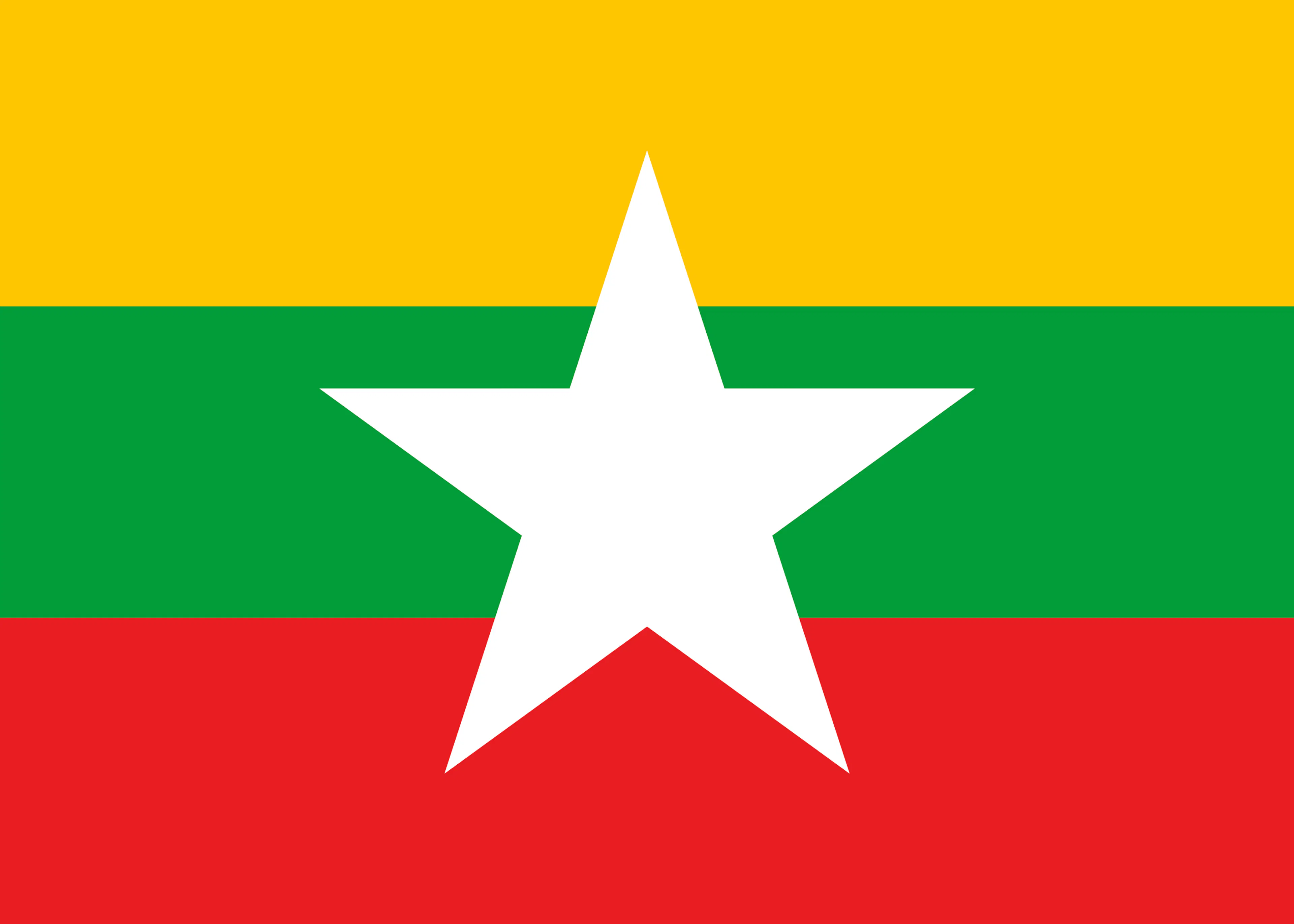 Myanmar-Flagge Poster 0