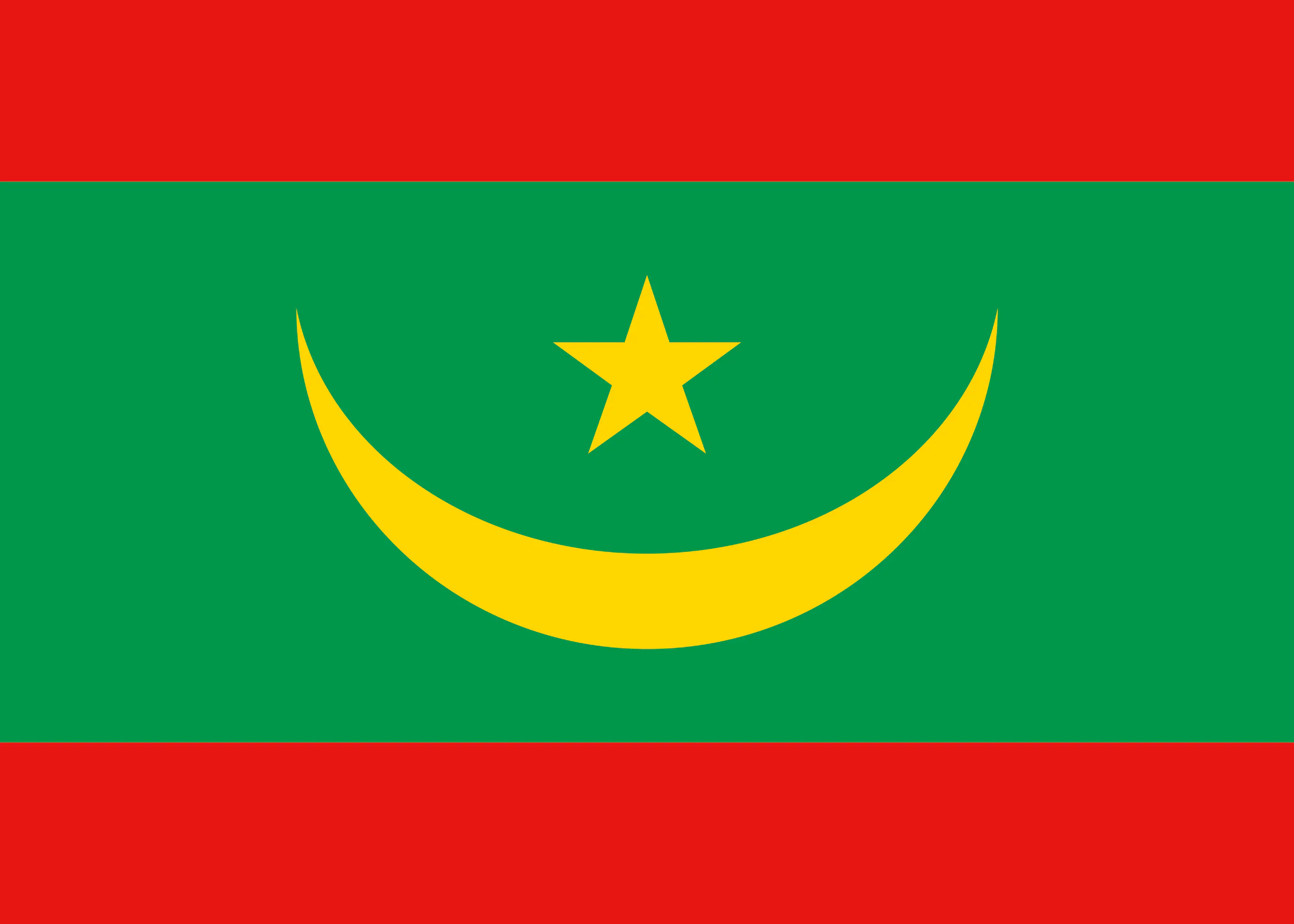Mauretanien Flagge Poster 0