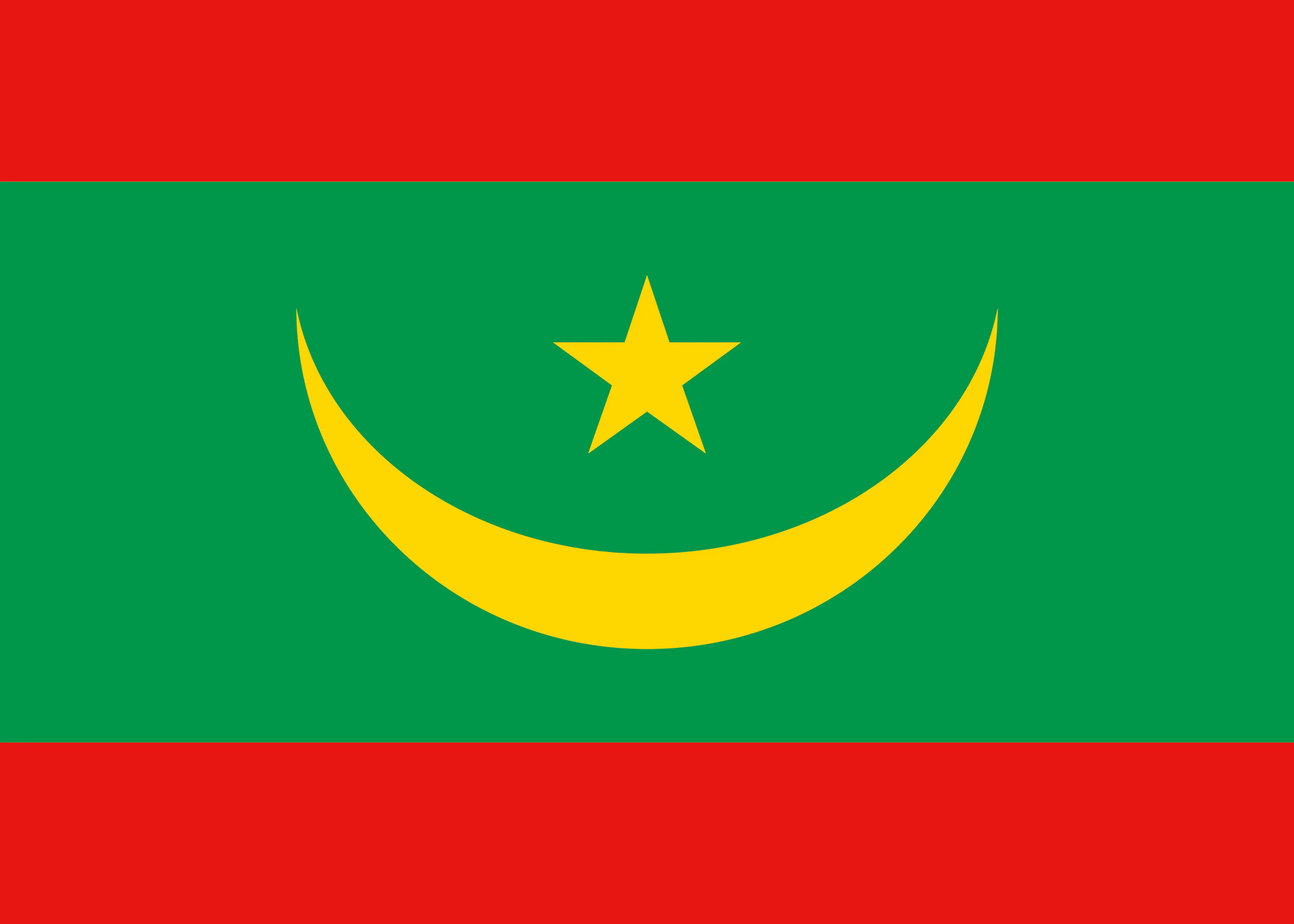 Mauretanien Flagge Poster 0