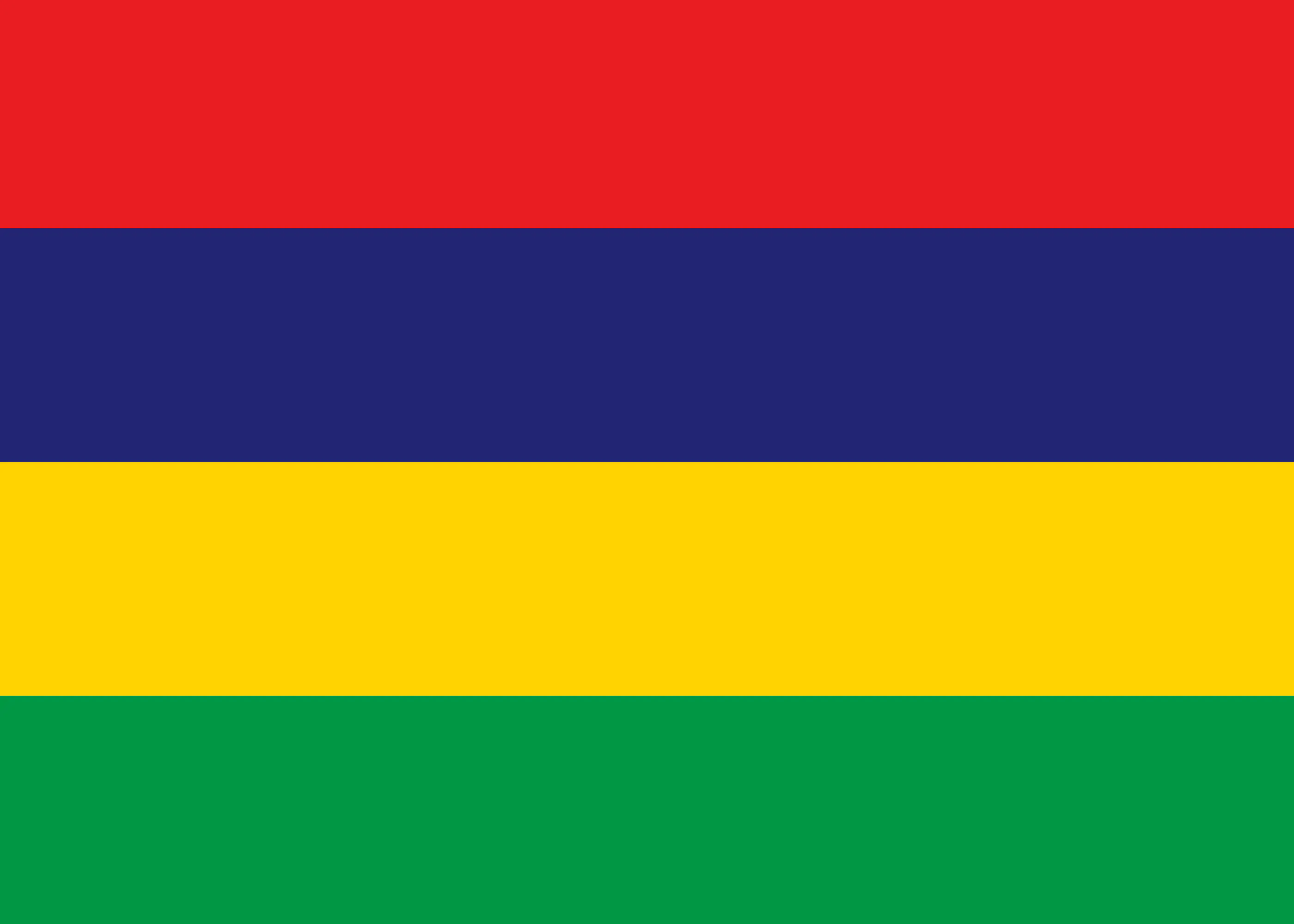 Mauritius Flagge Poster 0