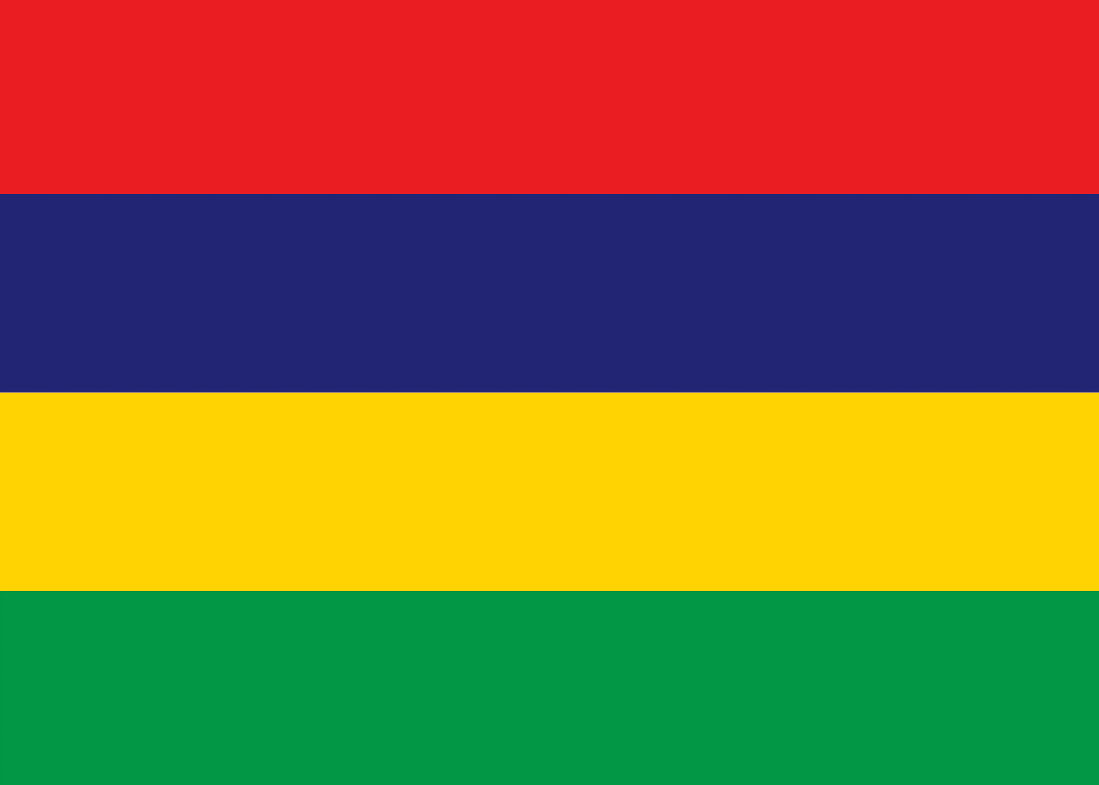 Mauritius Flagge Poster 0