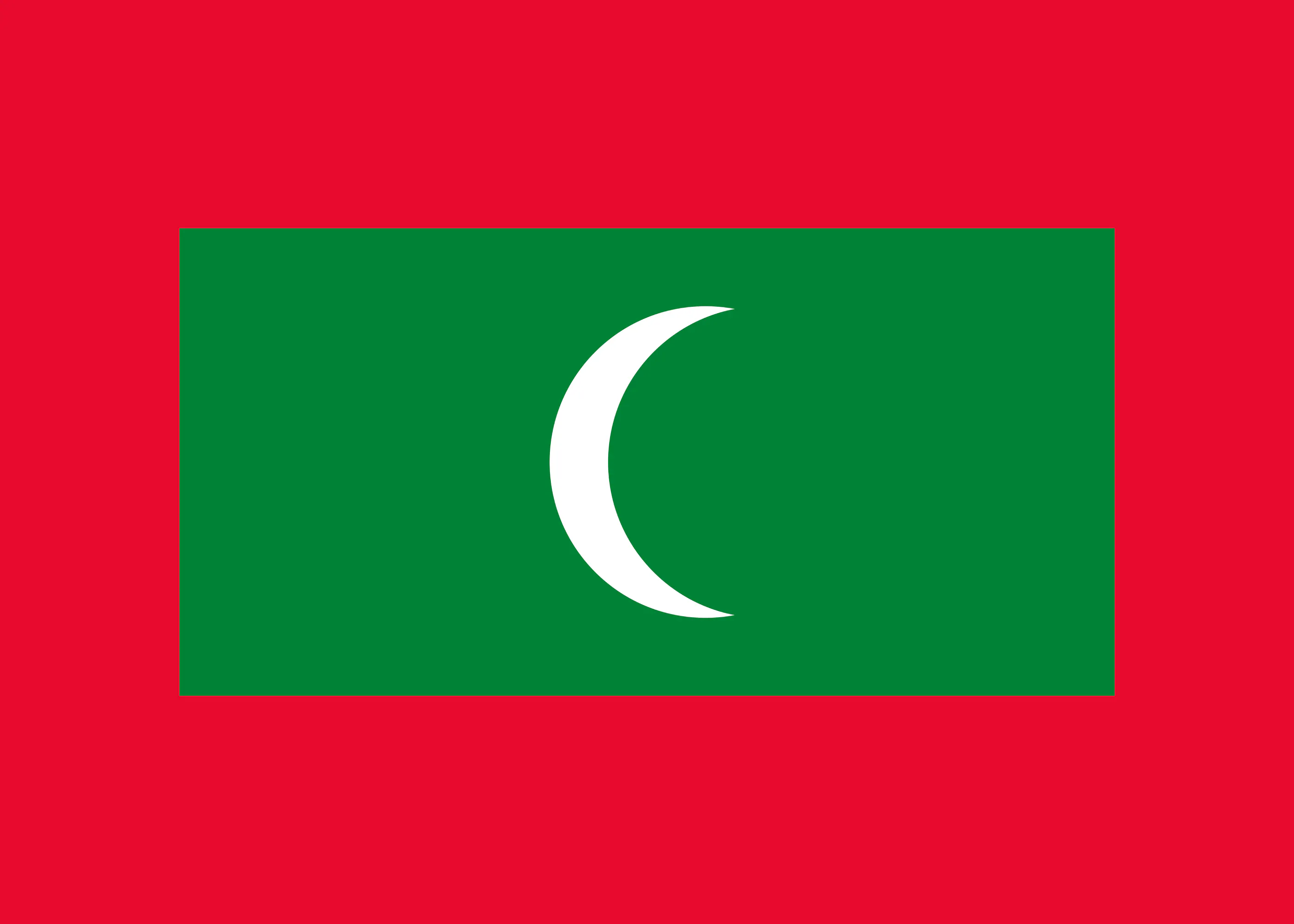 Malediven-Flagge Poster 0