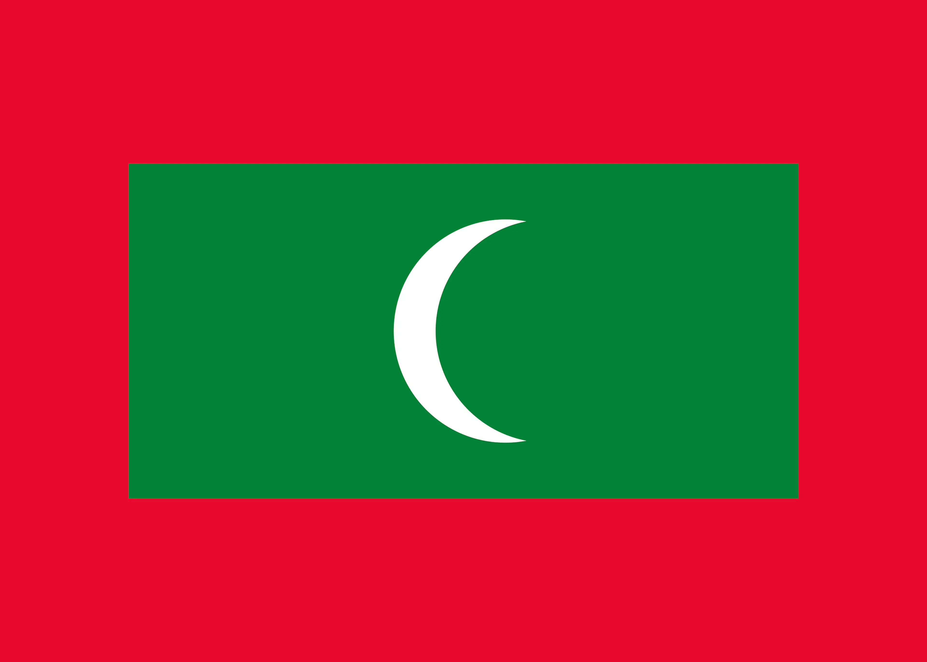 Malediven-Flagge Poster 0