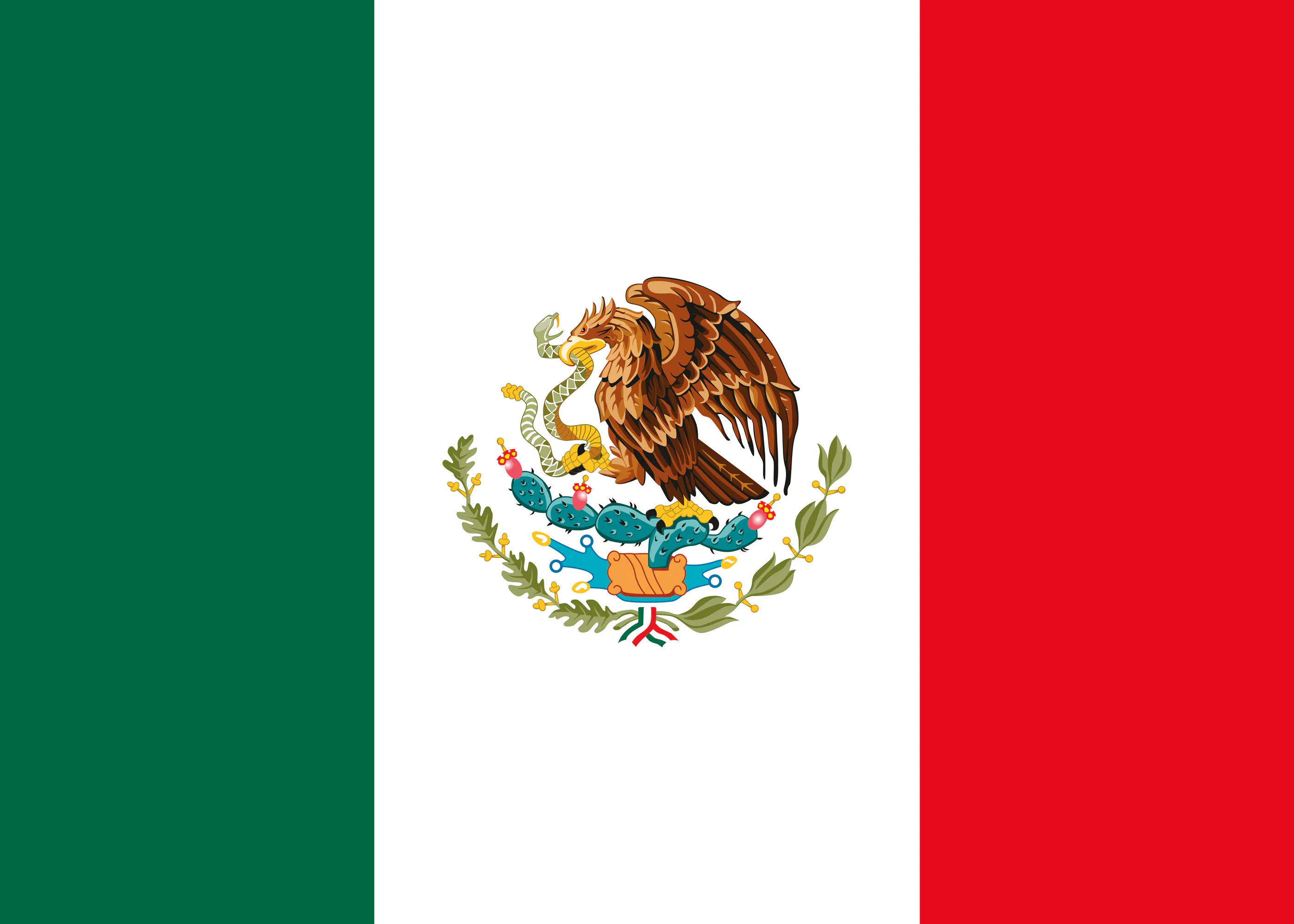 Mexiko-Flagge Poster 0