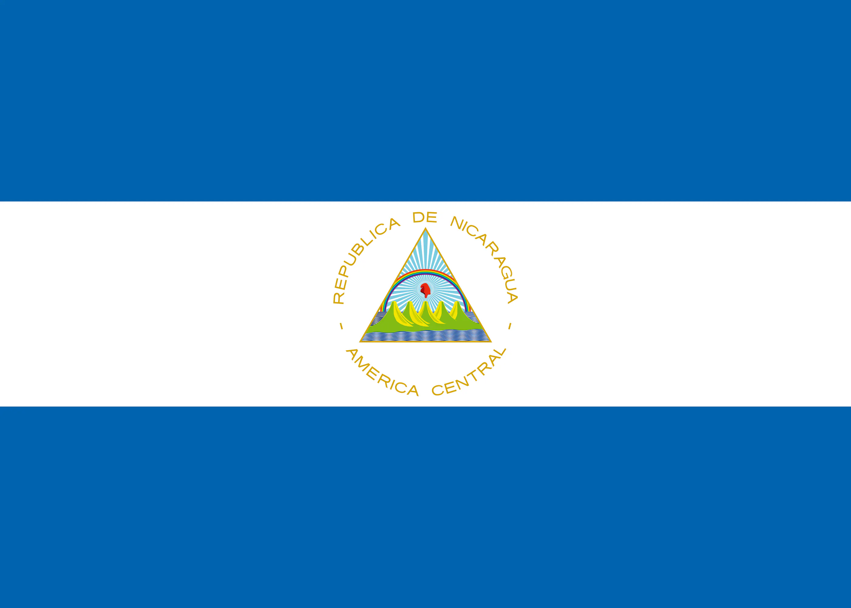 Nicaragua Flagge Poster 0