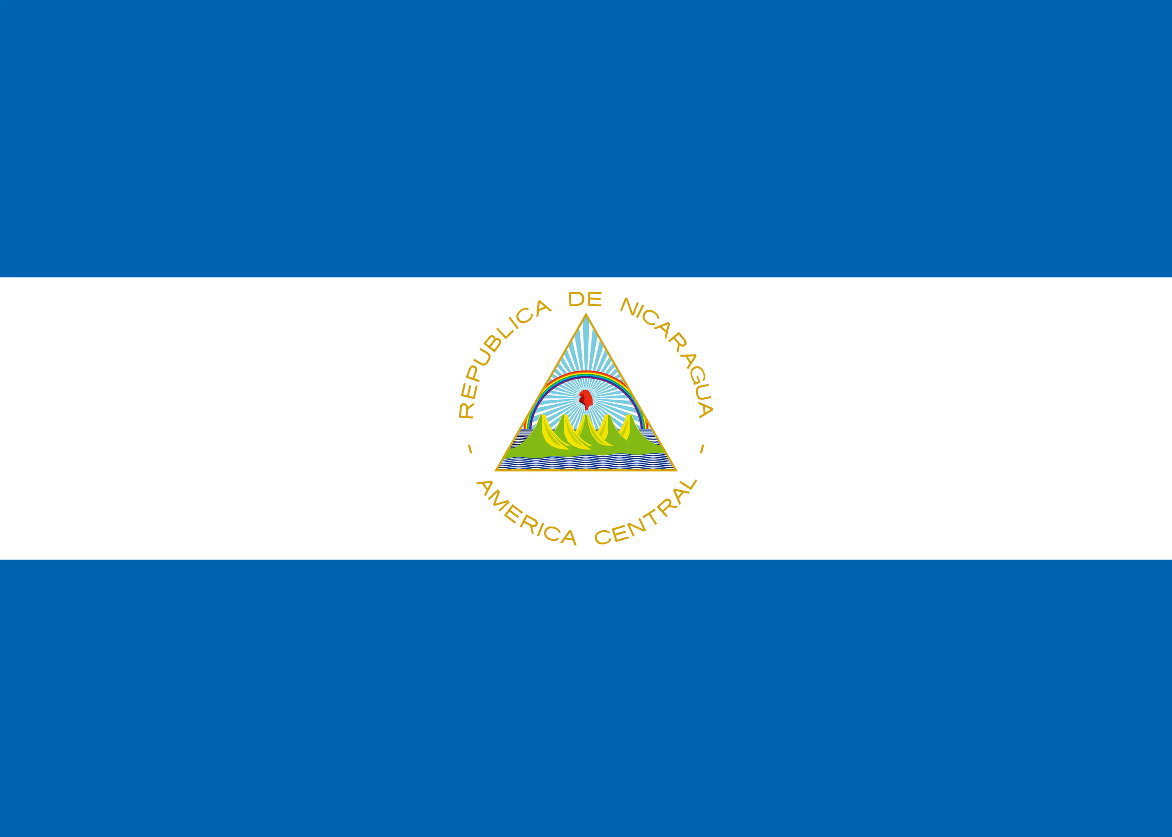 Nicaragua Flagge Poster 0