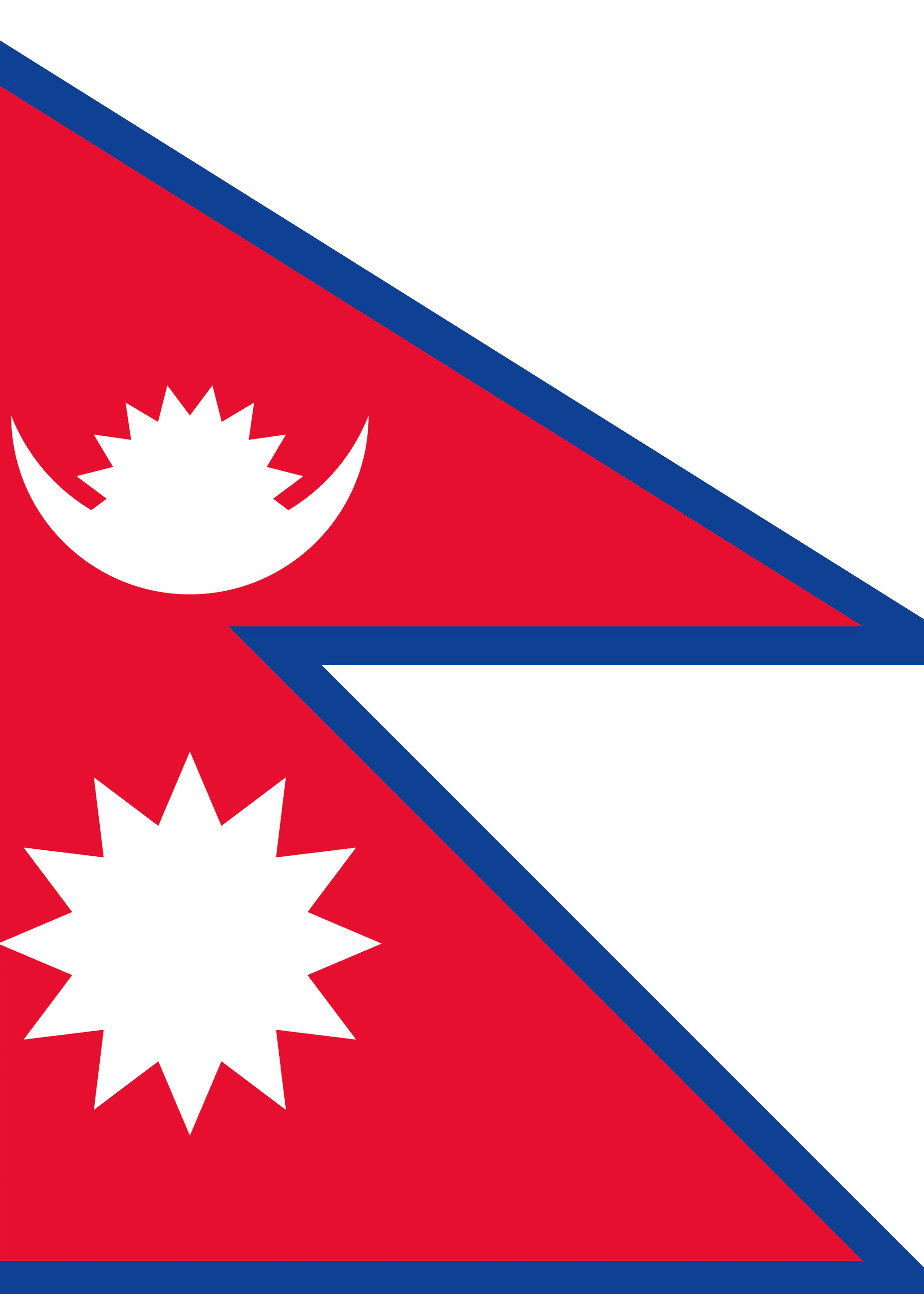 Nepal Flagge Poster 0