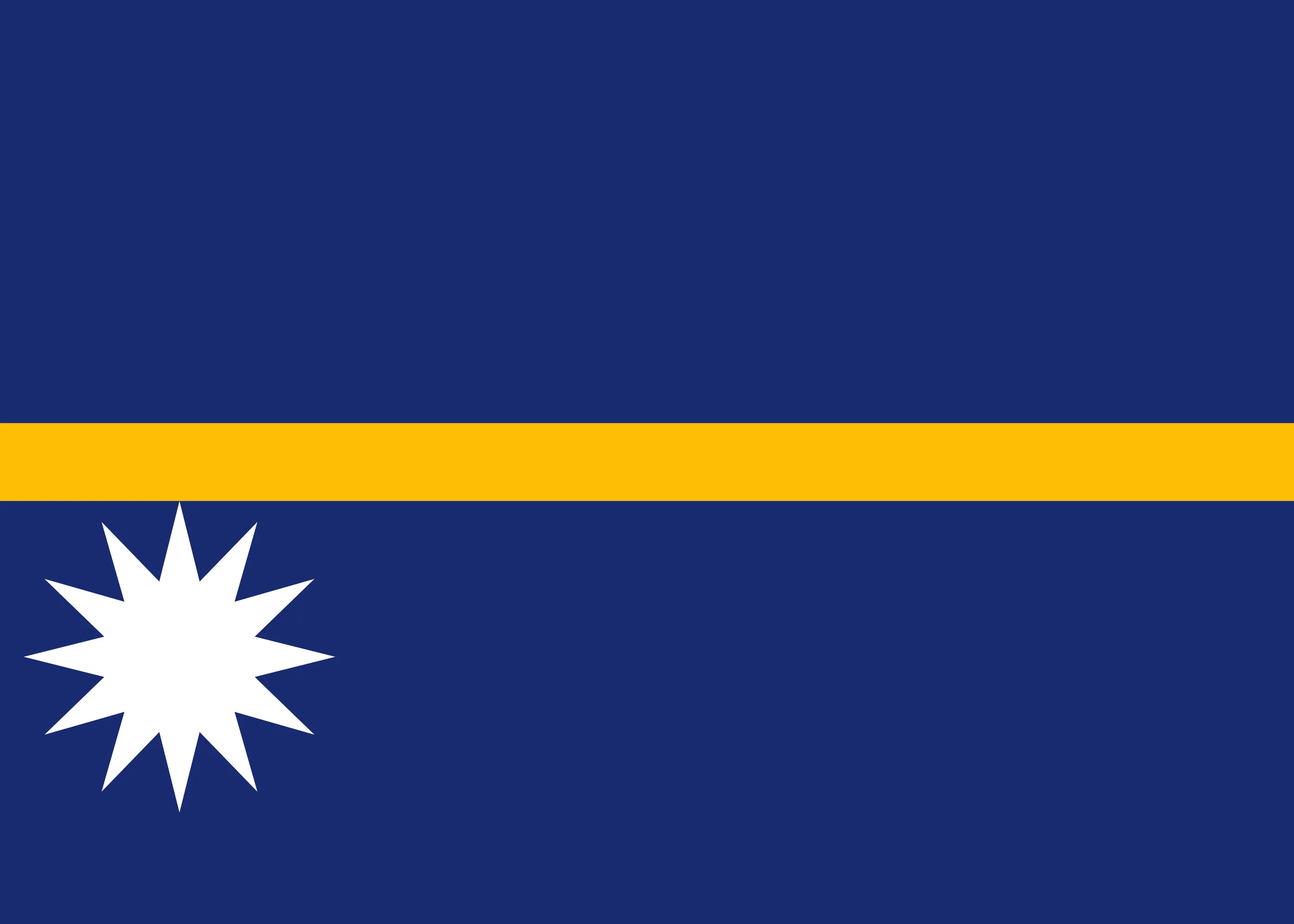 Nauru Flagge Poster 0