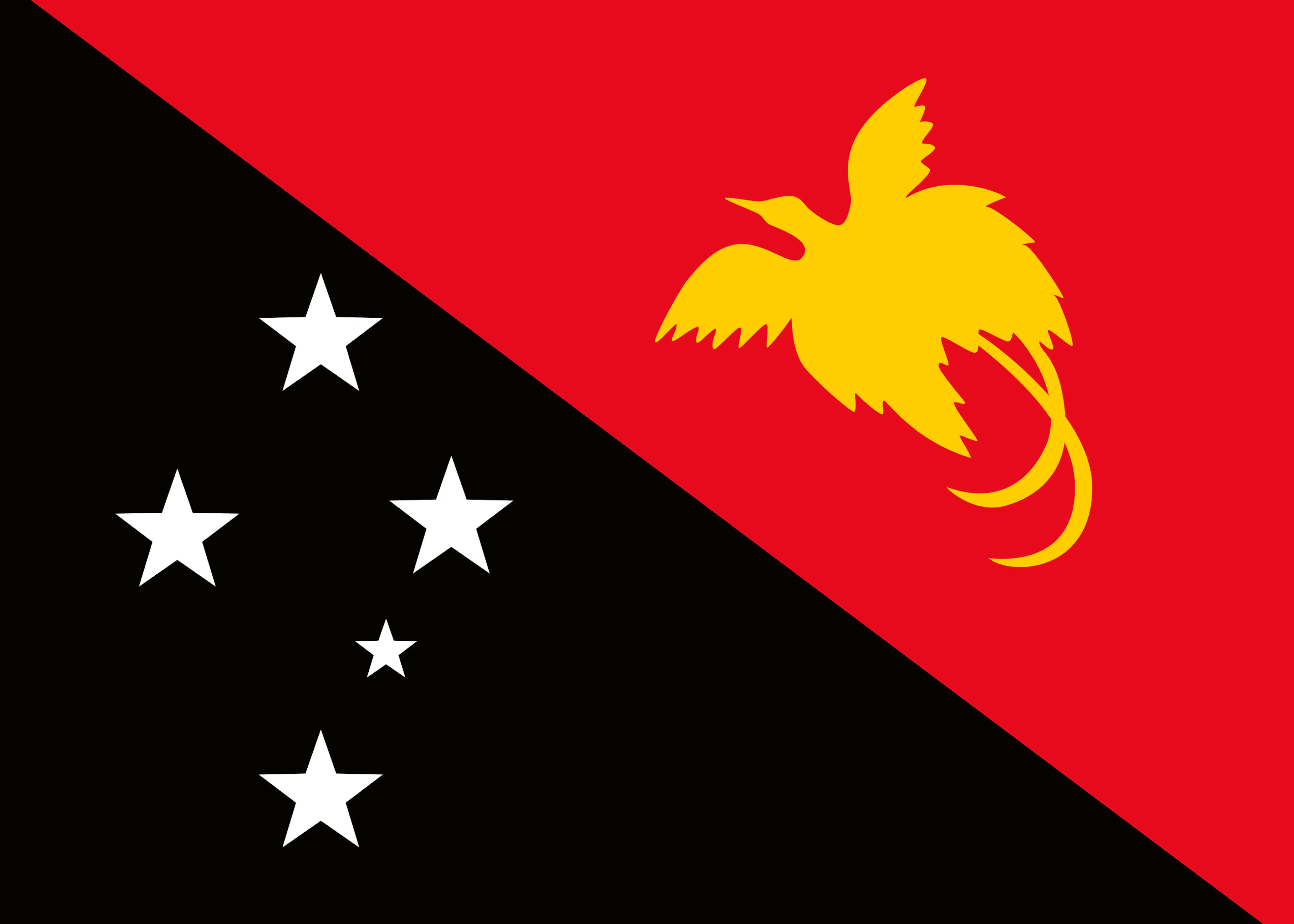 Papua-Neuguinea Flagge Poster 0