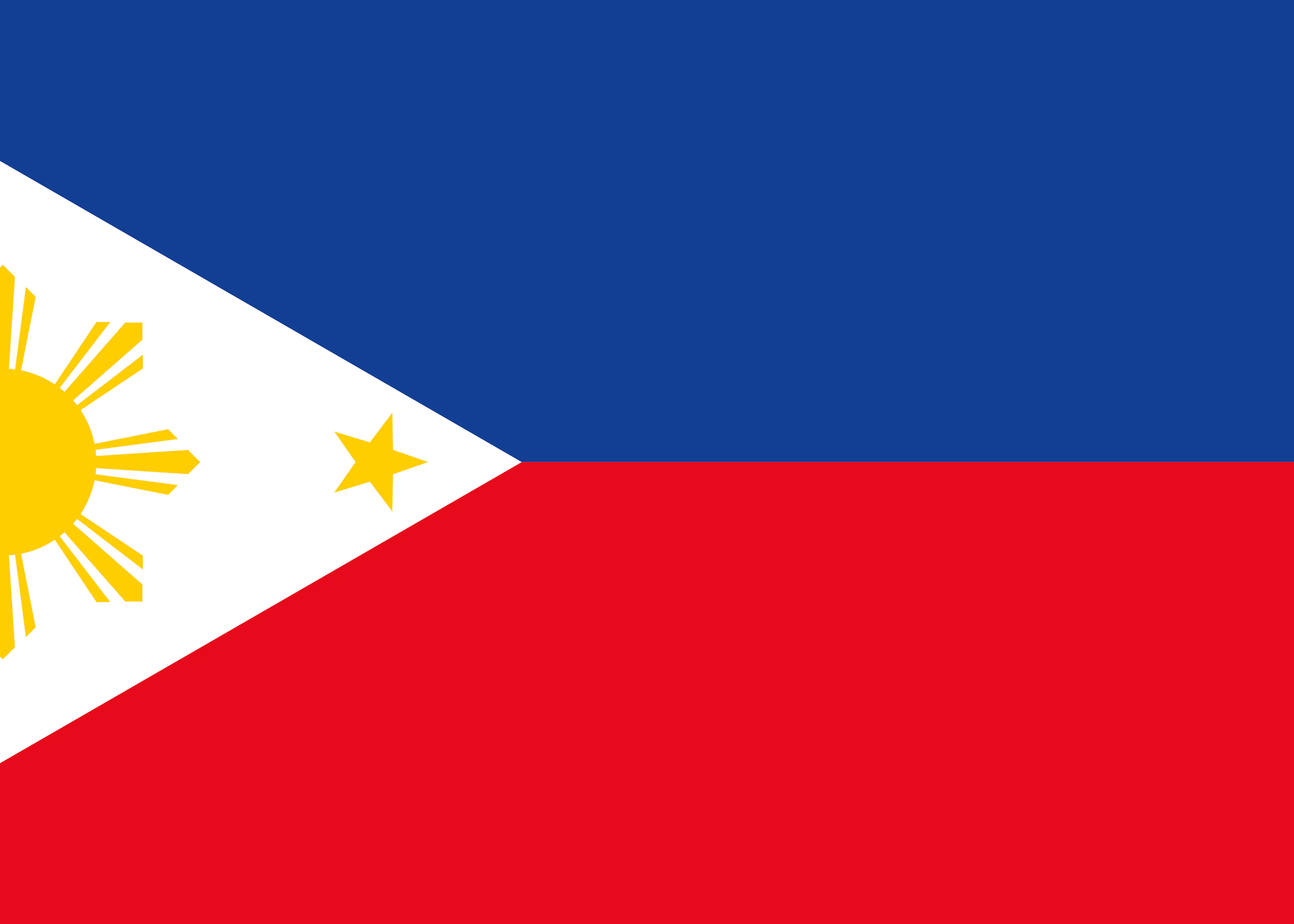 Philippinen Flagge Poster 0