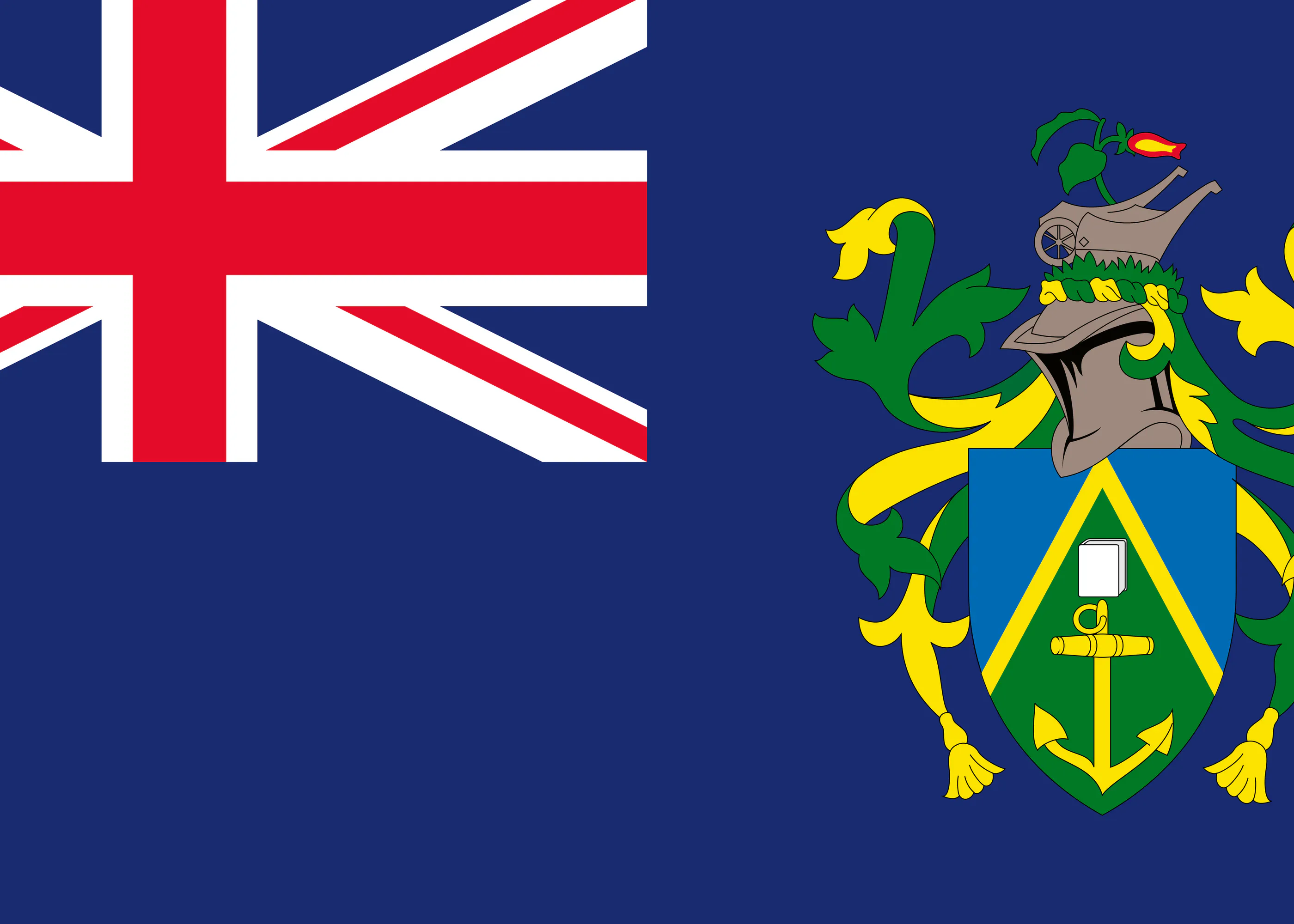 Turks Caicos Flagge Poster 0