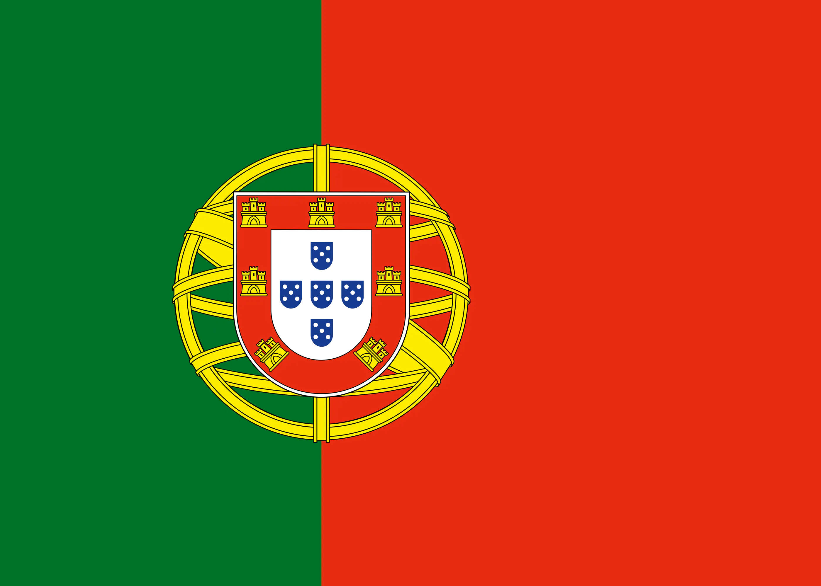 Portugal Flagge Poster 0