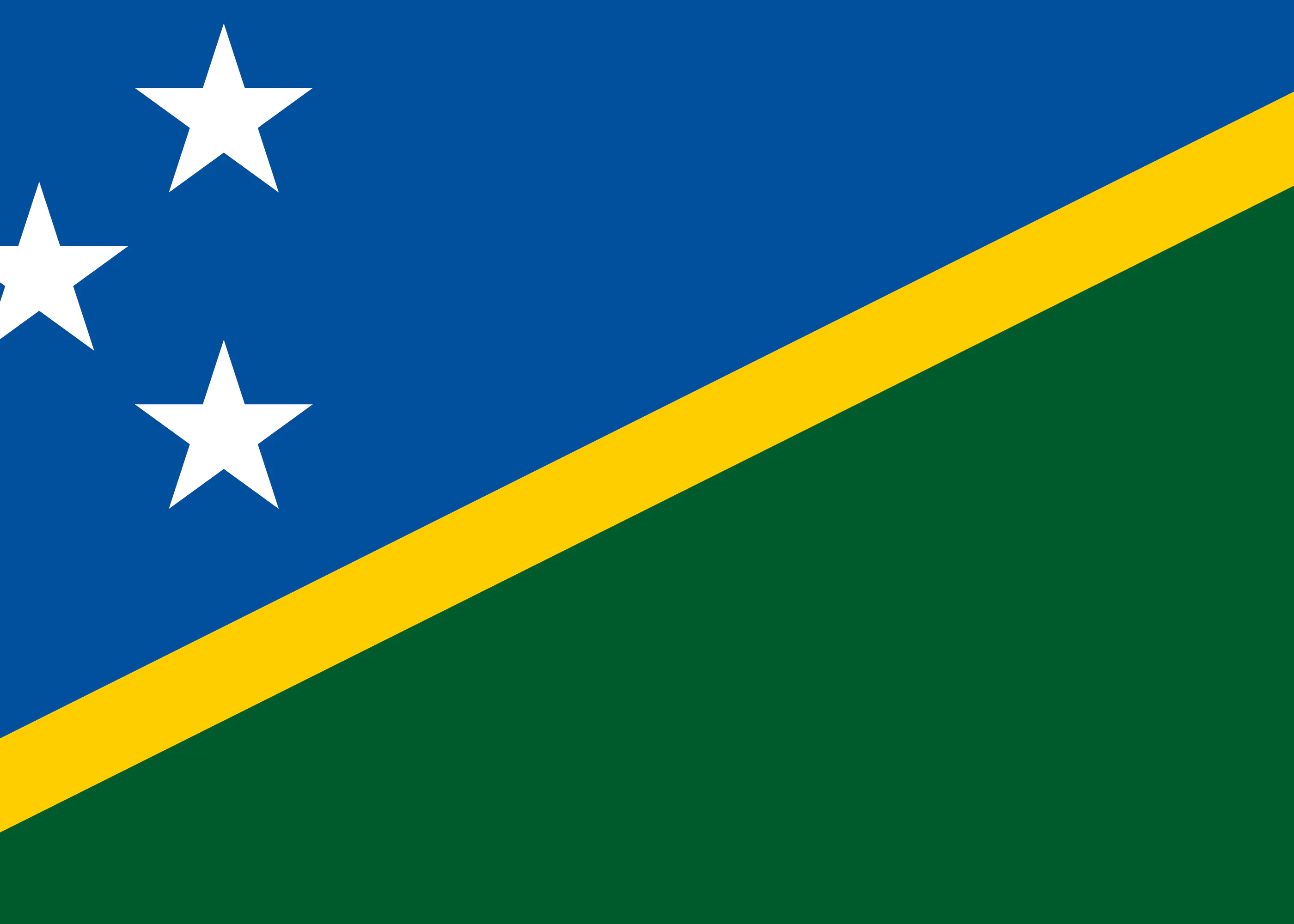 Salomonöarna Flagga Poster 0