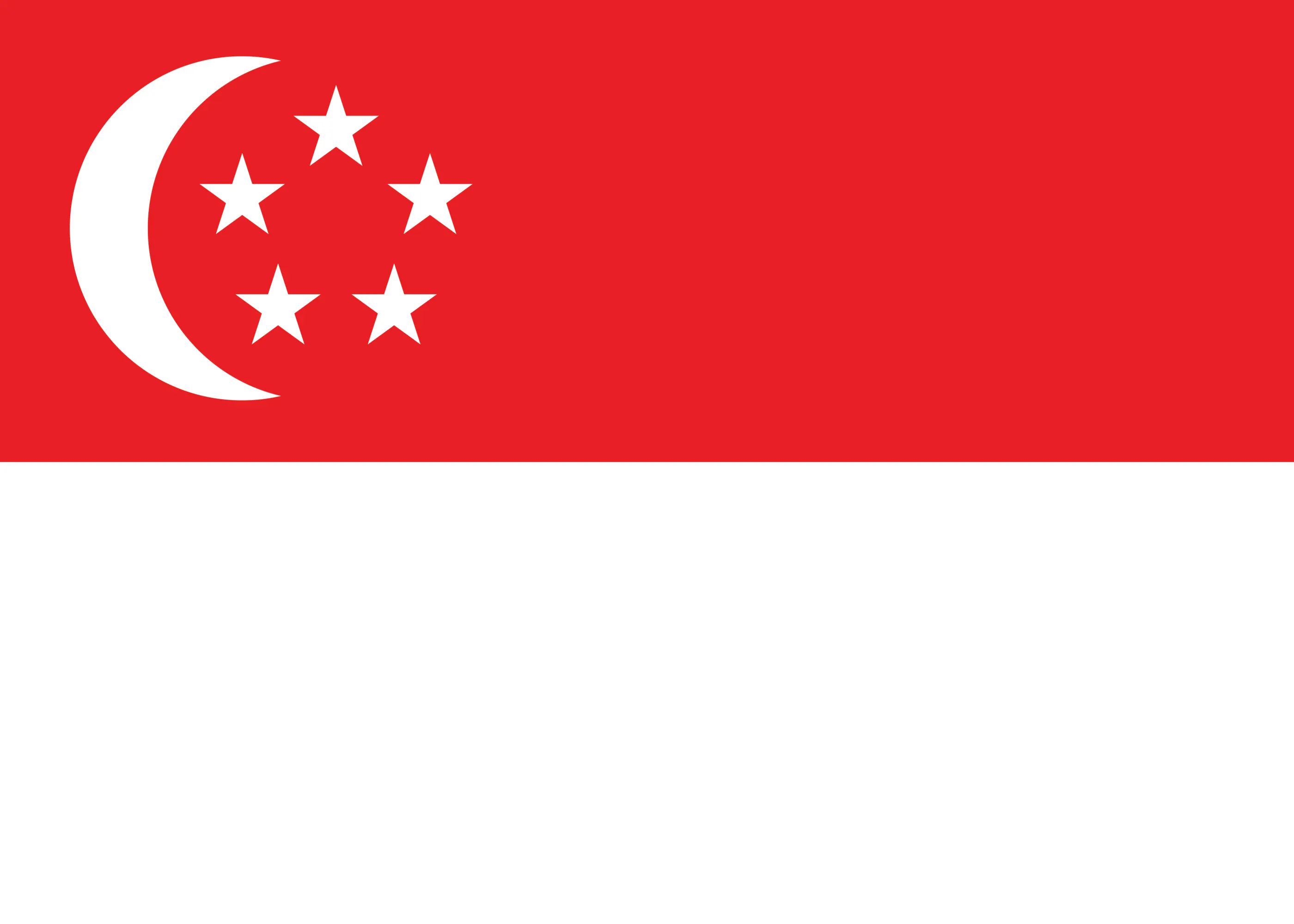 Singapur Flagge Poster 0