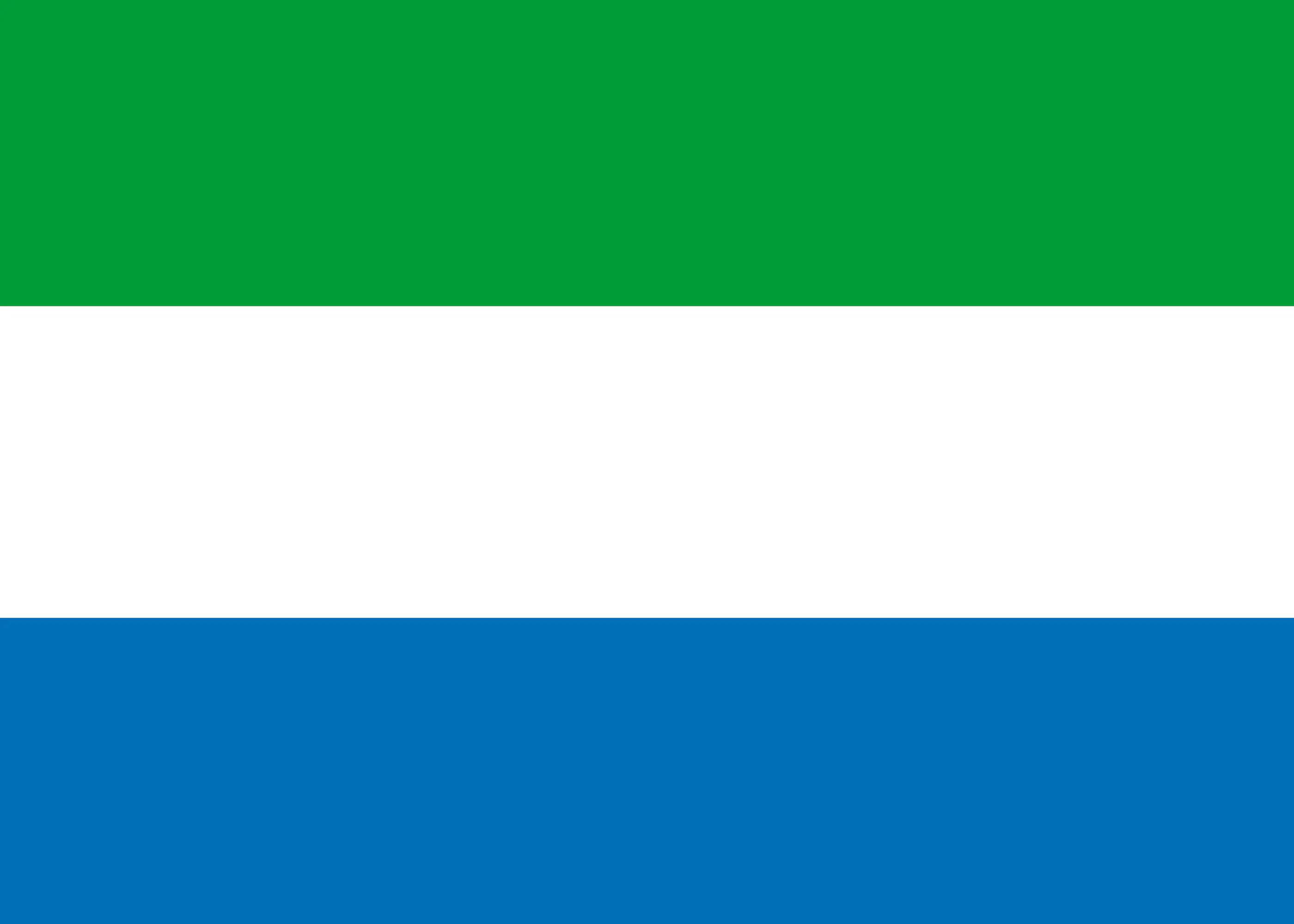 Sierra Leone Flagge Poster 0