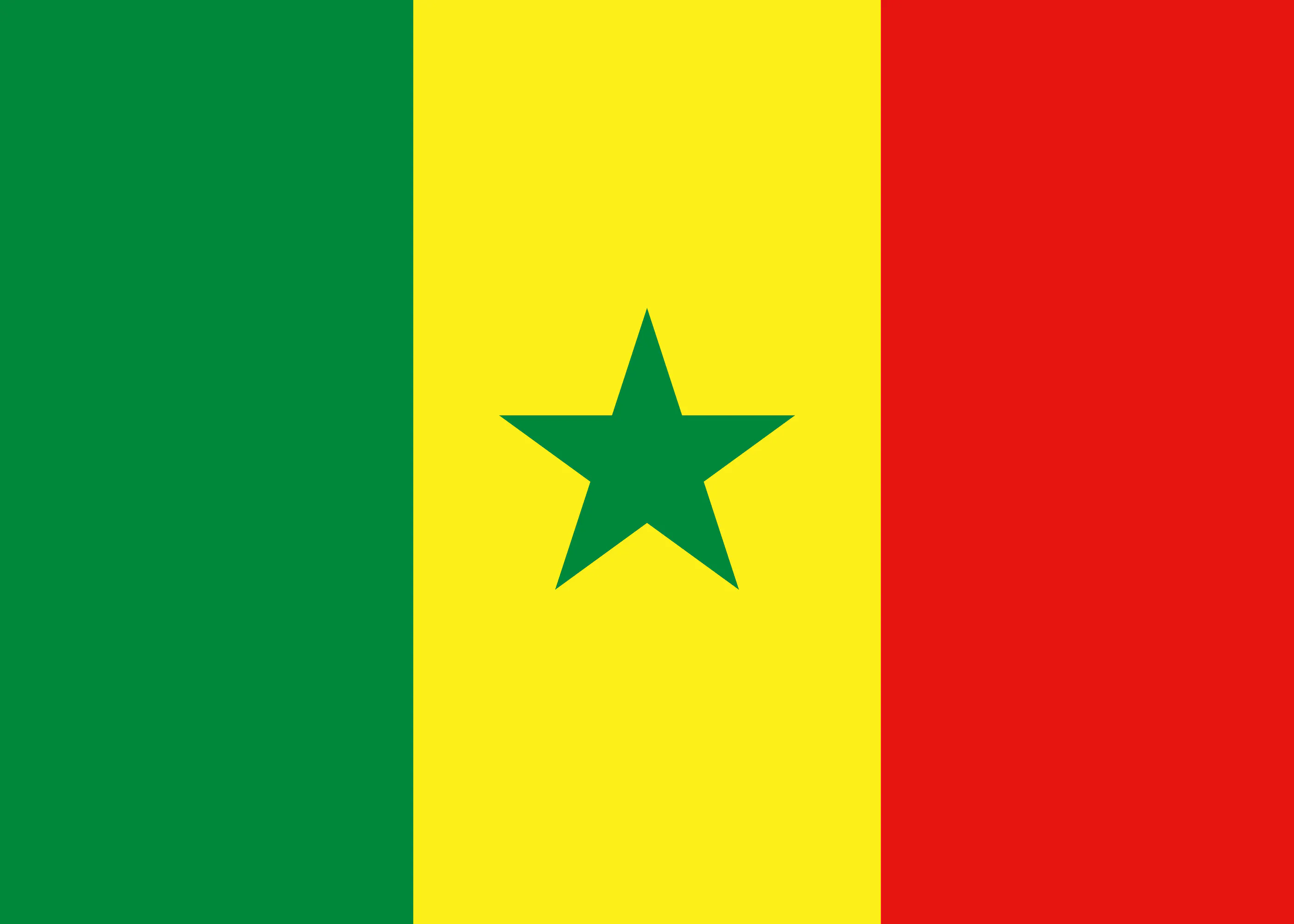 Senegal Flagge Poster 0