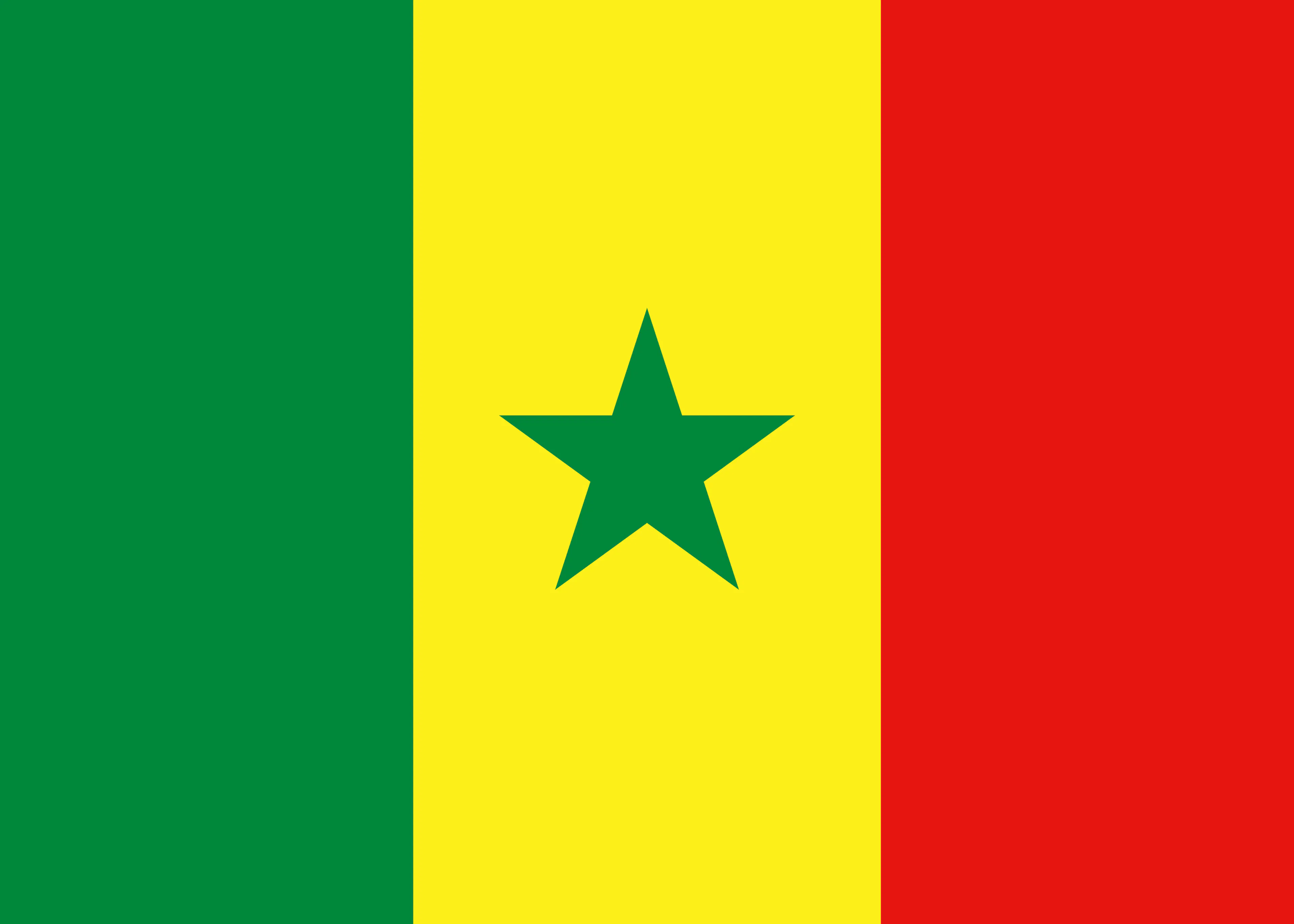 Senegal Flagge Poster 0