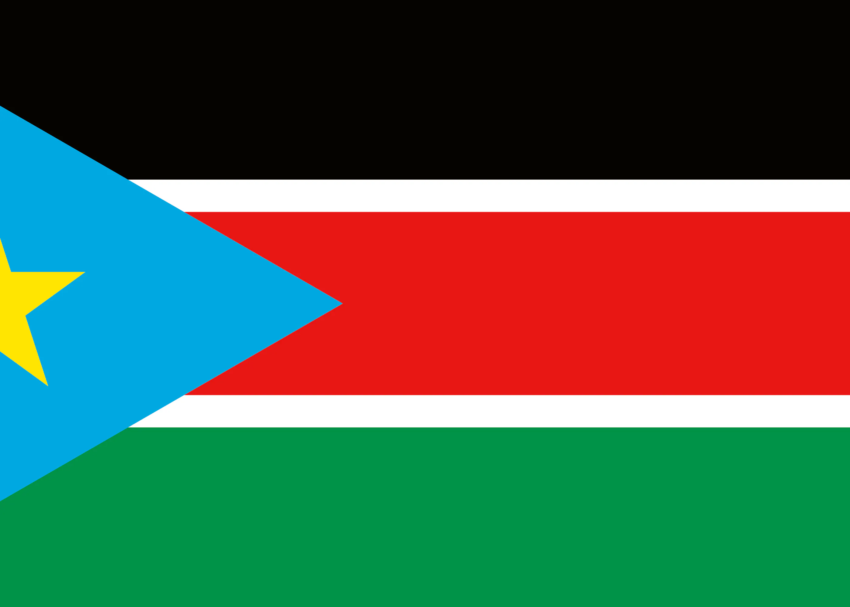 Südsudan Flagge Poster 0