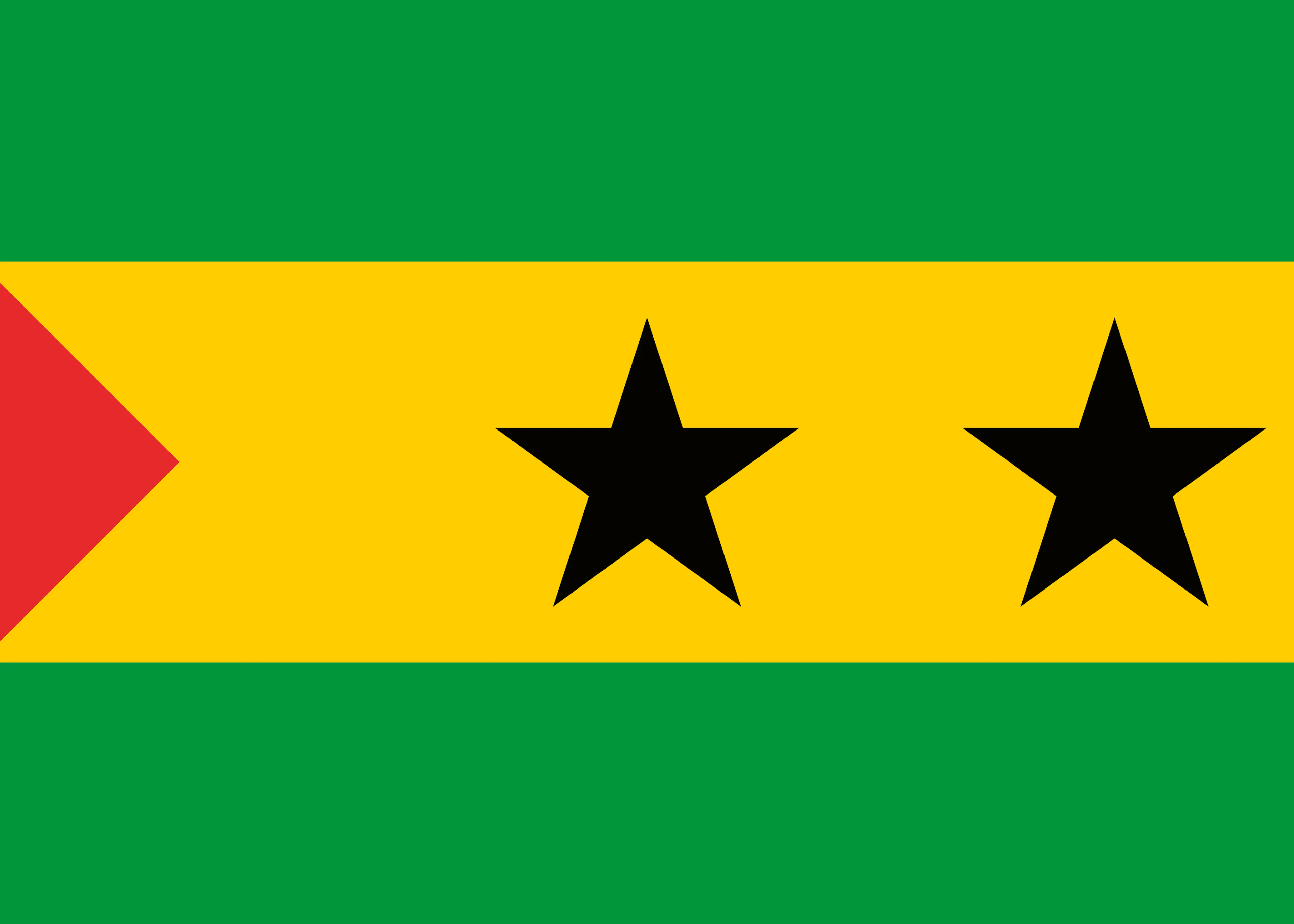 Sao Tome Flagge Poster 0