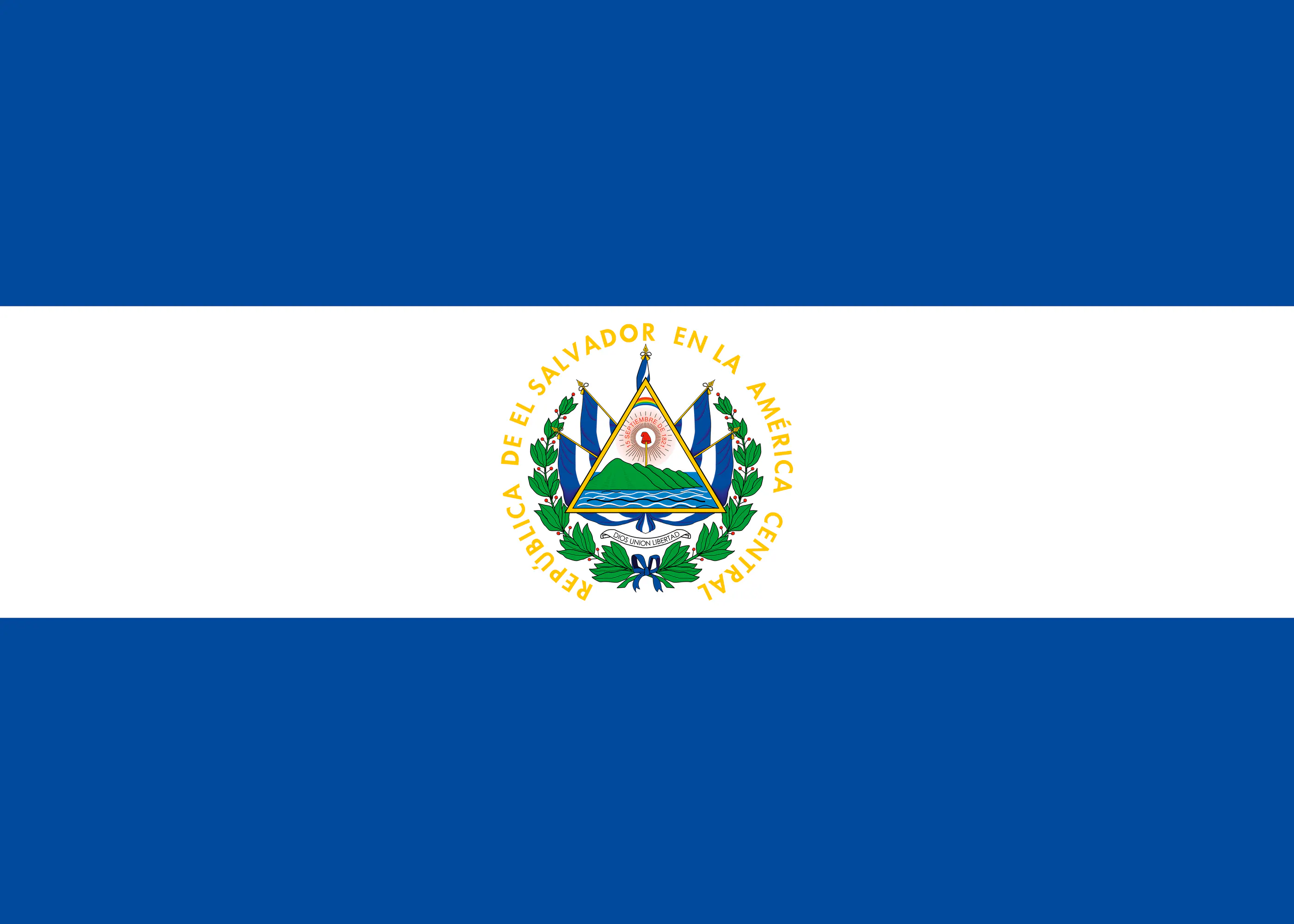 El Salvador Flagge Poster 0